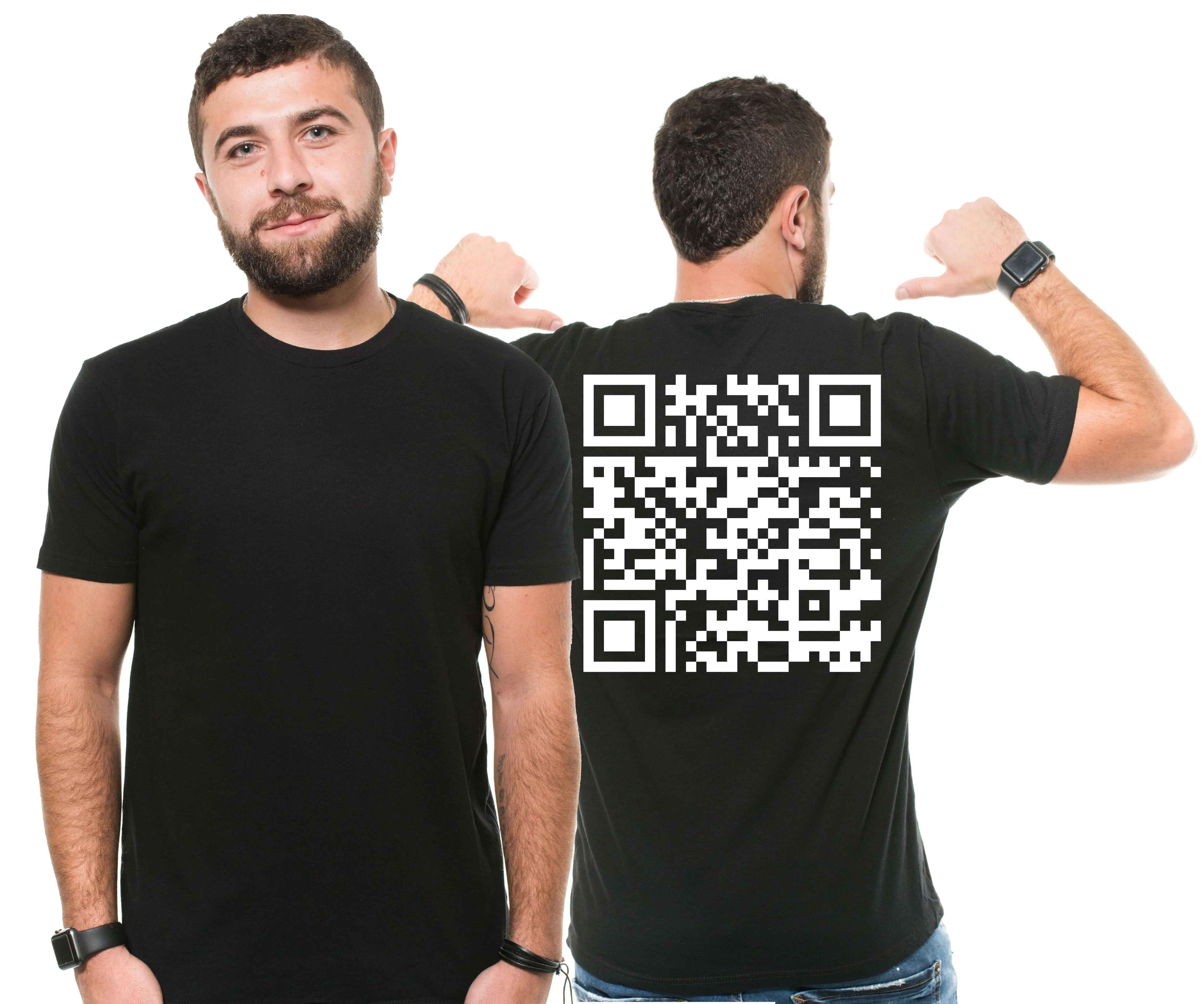 Trump Dance QR code funny T-shirt DJT President dancing Tee shirt