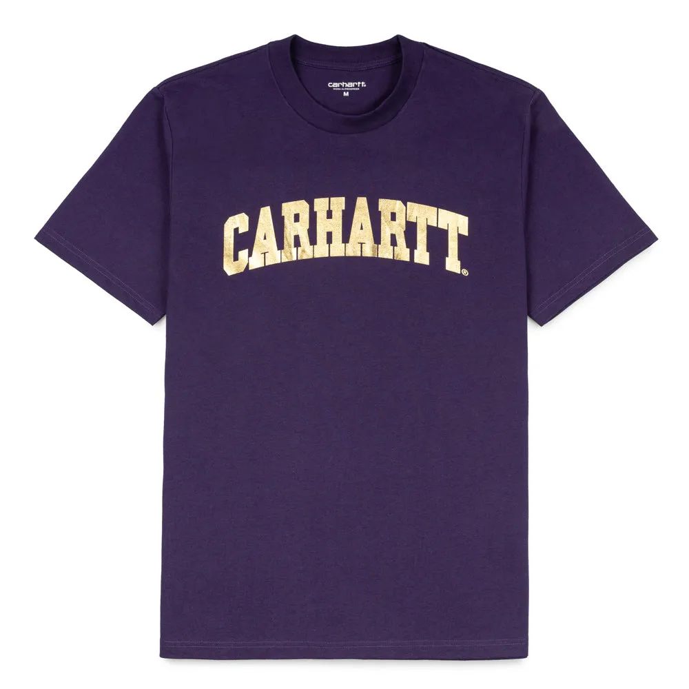 University S/S Tee | Cassis Gold