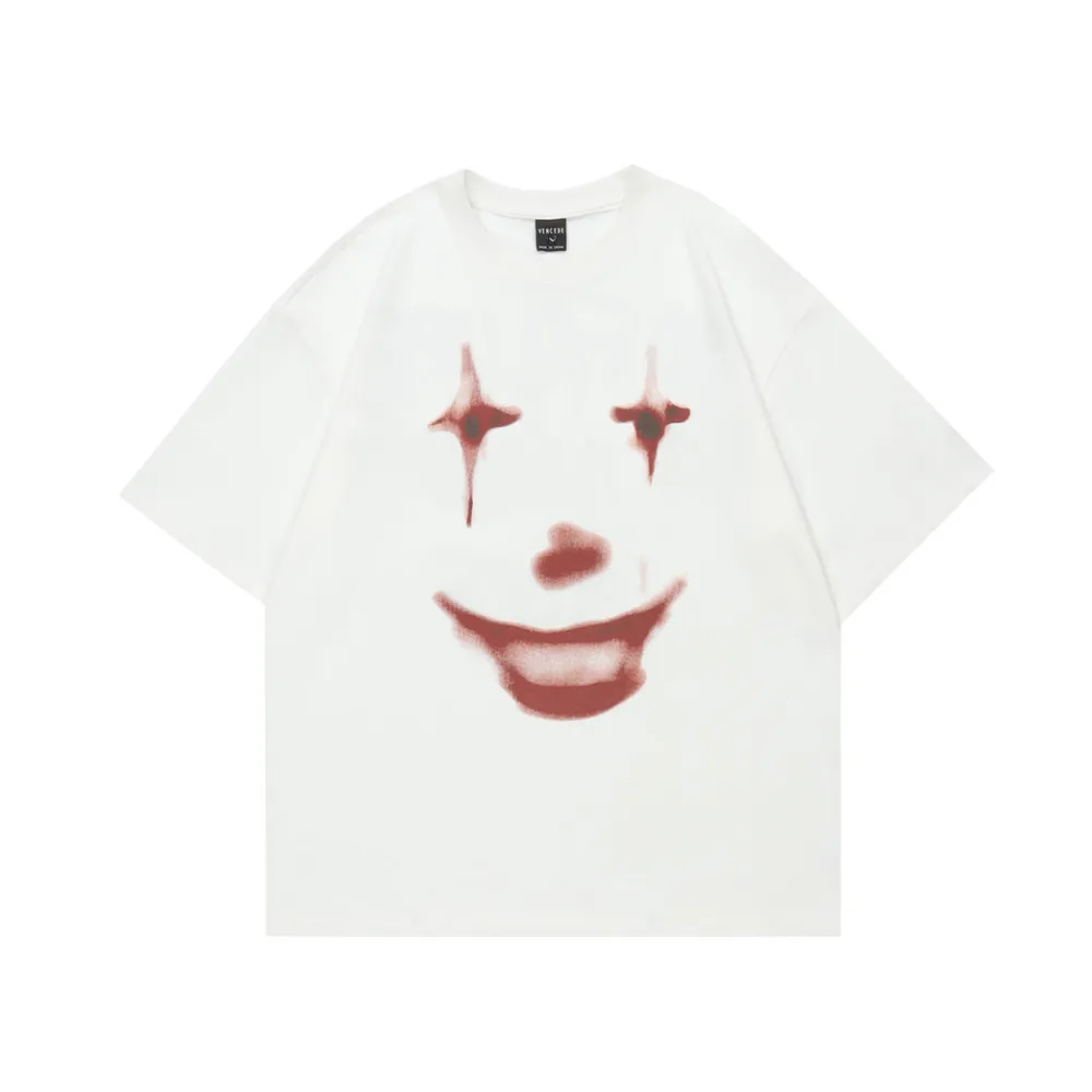 Urban Hip Hop Clown Graphic T-Shirt