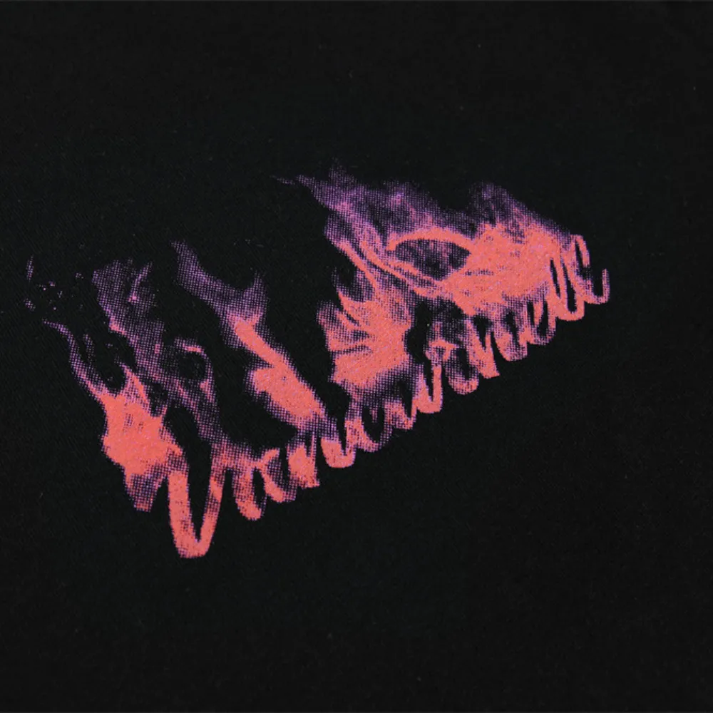 Urban Street Flame Love Graphic T-Shirt