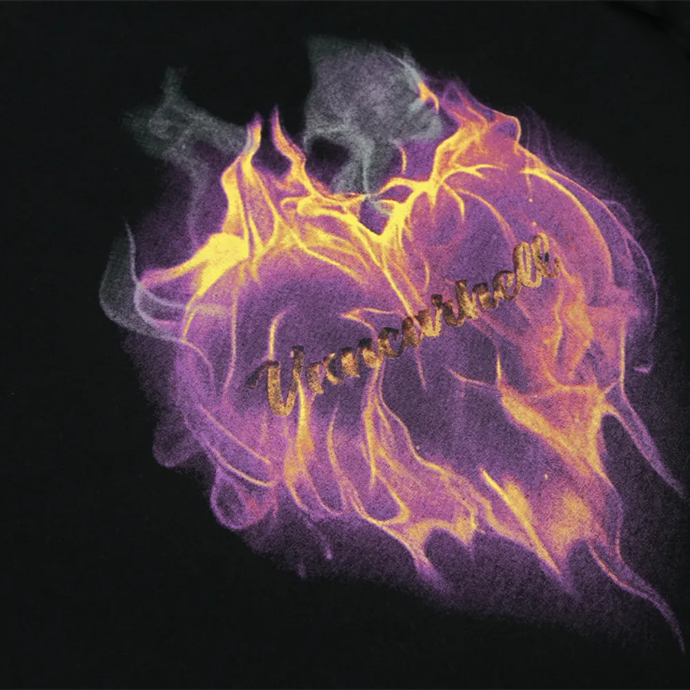 Urban Street Flame Love Graphic T-Shirt