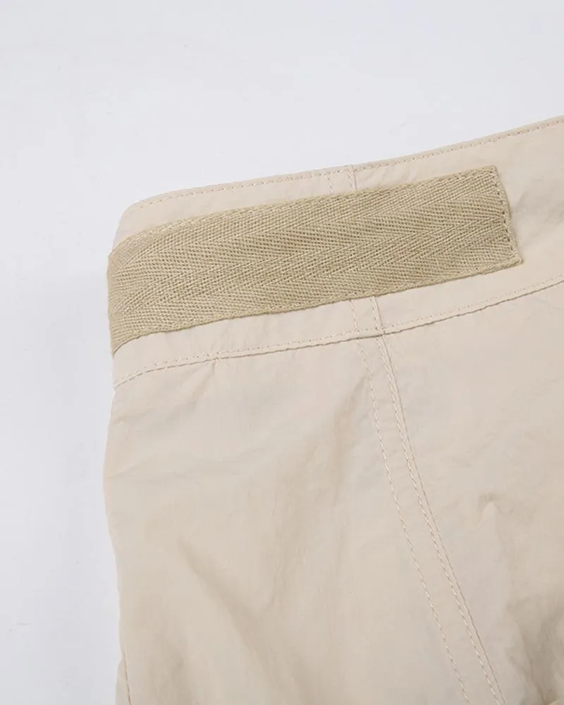 Utility Shoestring Cargo Skirt