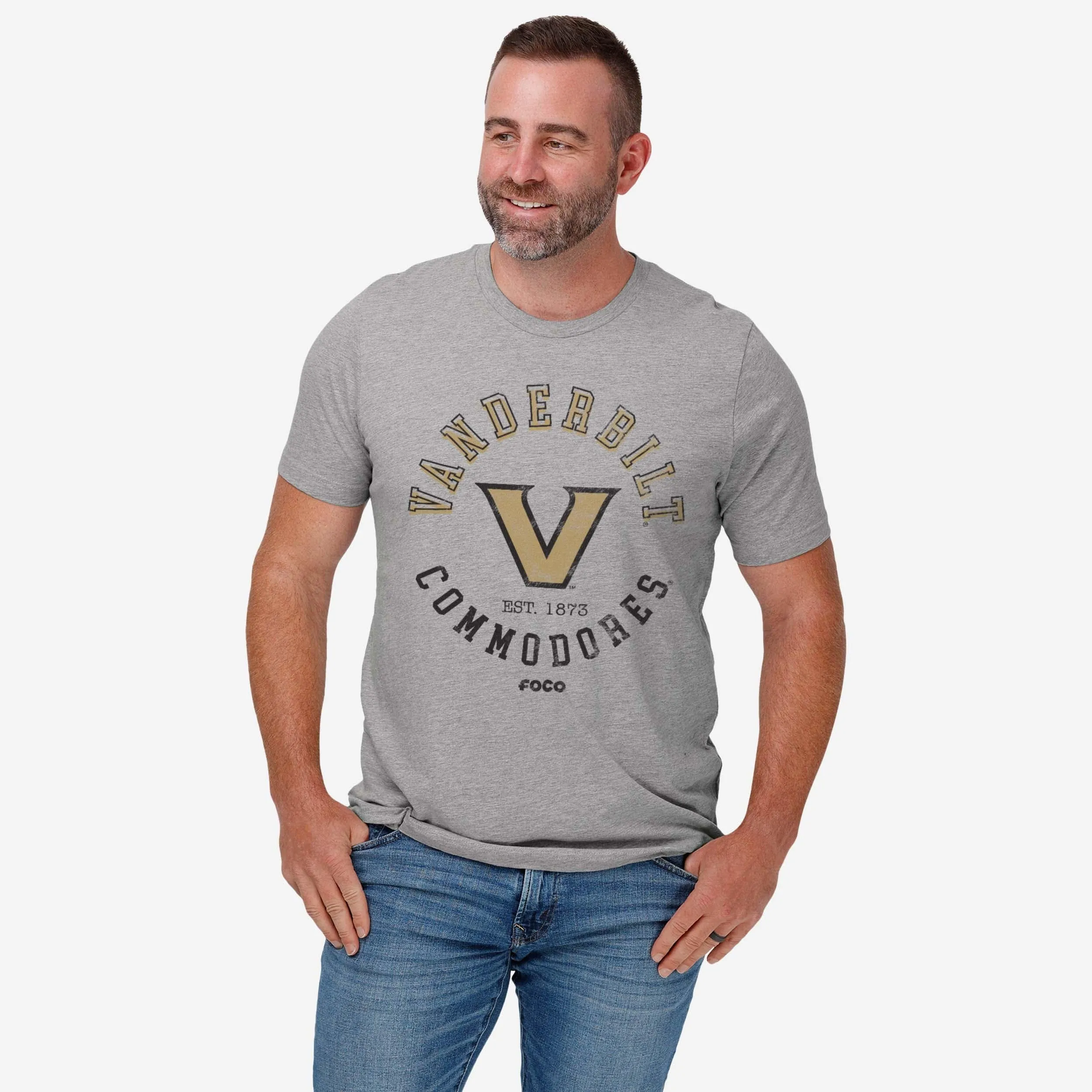 Vanderbilt Commodores Circle Vintage T-Shirt