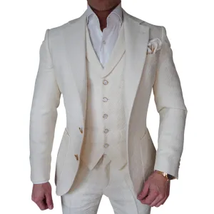 Vanilla Crema Houndstooth Jacket @ The Vault