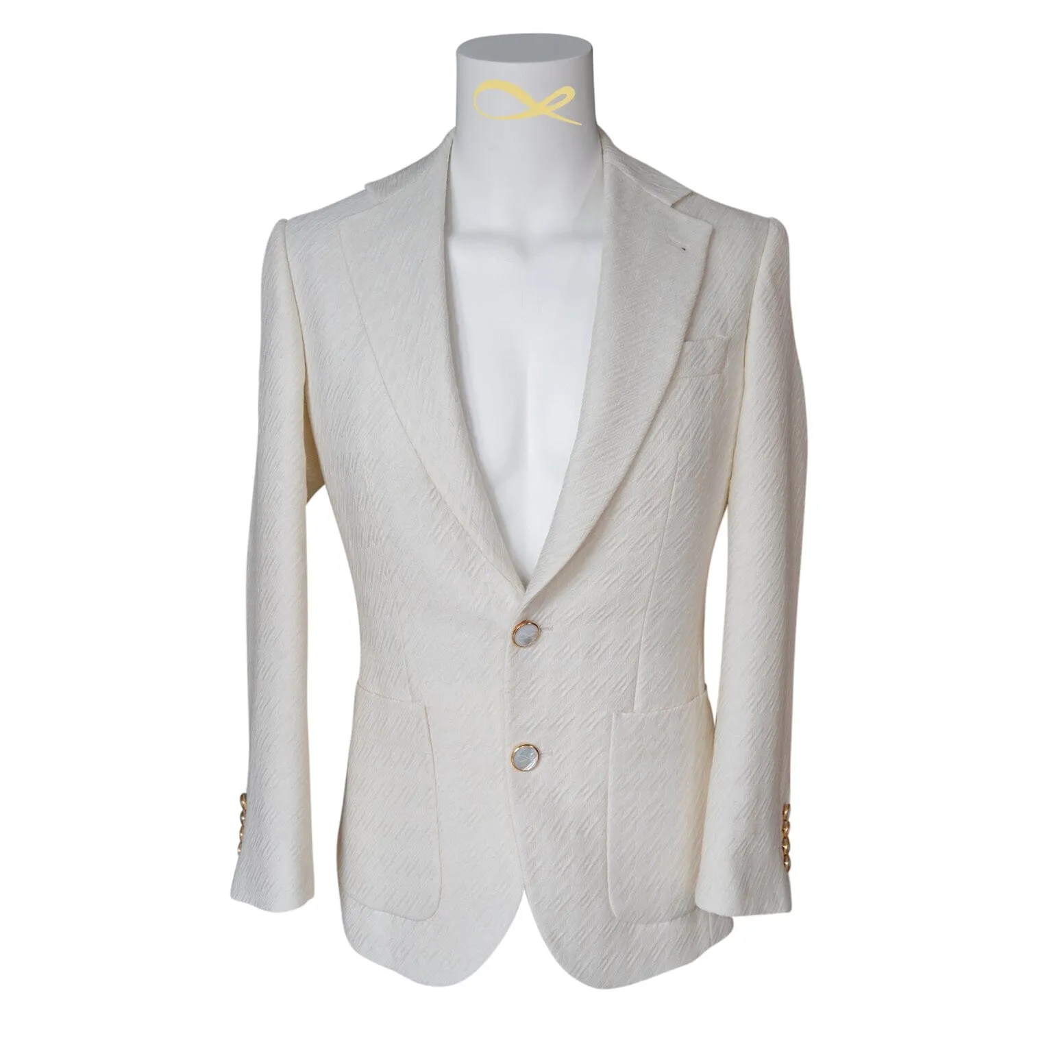 Vanilla Crema Houndstooth Jacket @ The Vault