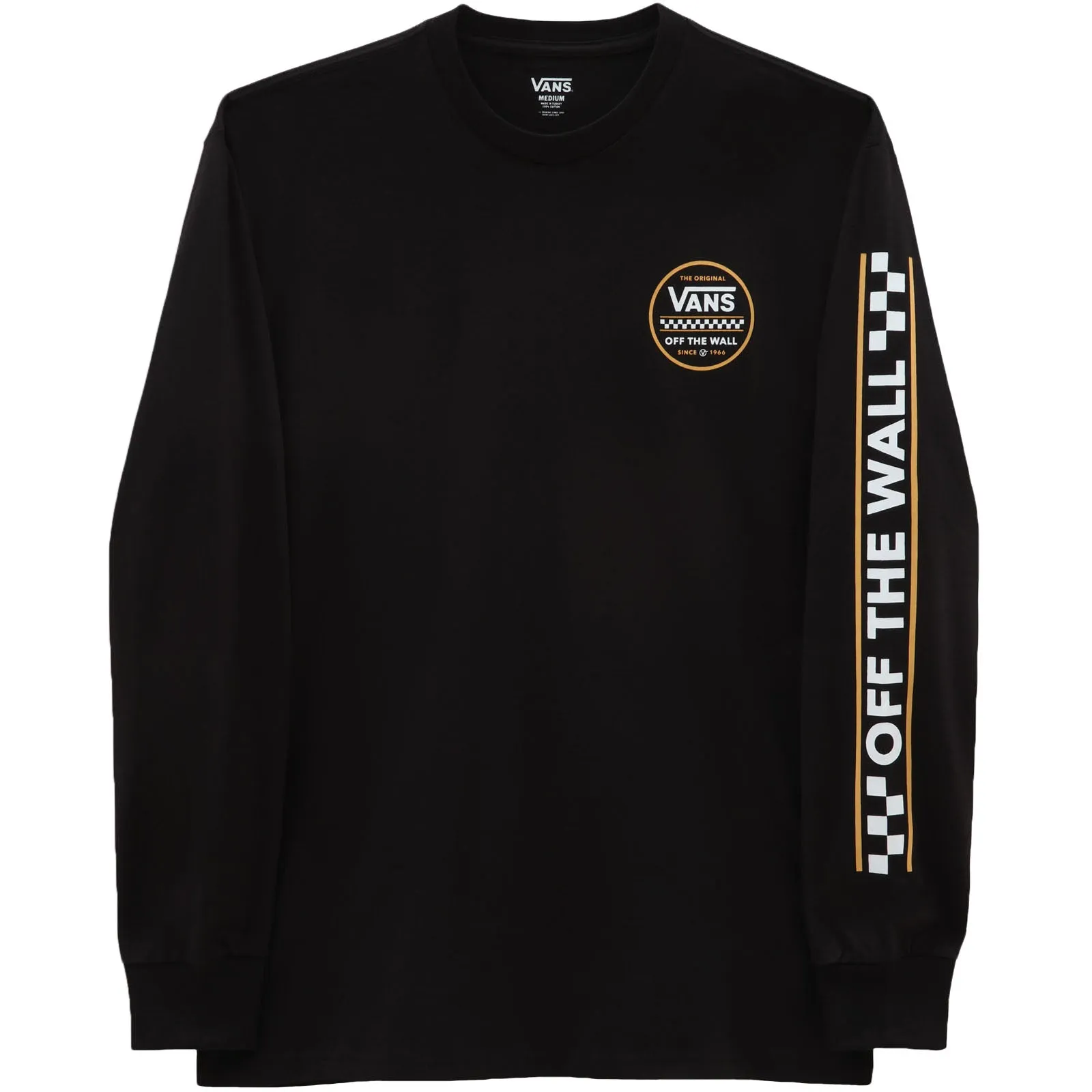 Vans Mens Stackton Long Sleeve Cotton T-Shirt