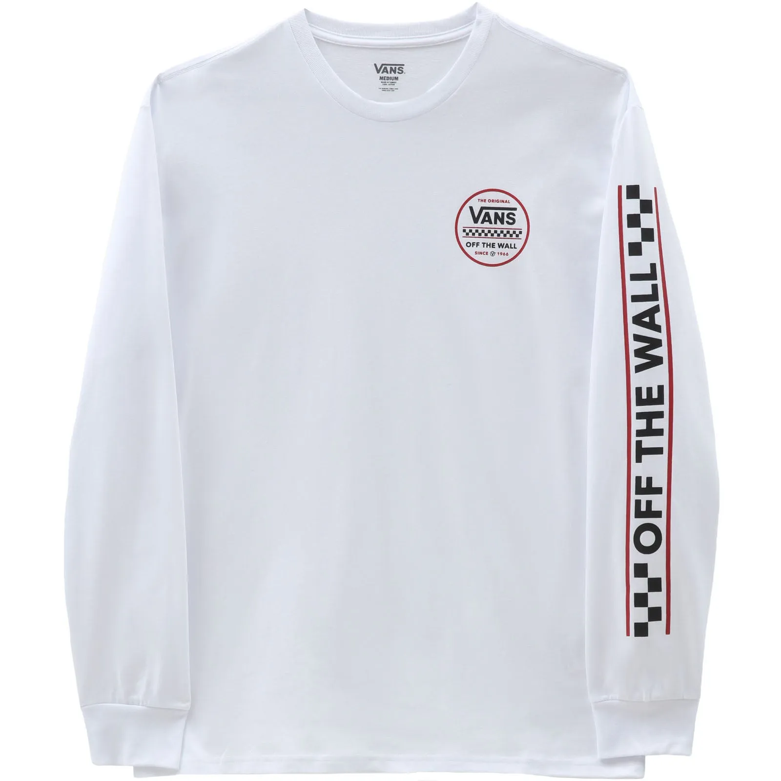 Vans Mens Stackton Long Sleeve Cotton T-Shirt