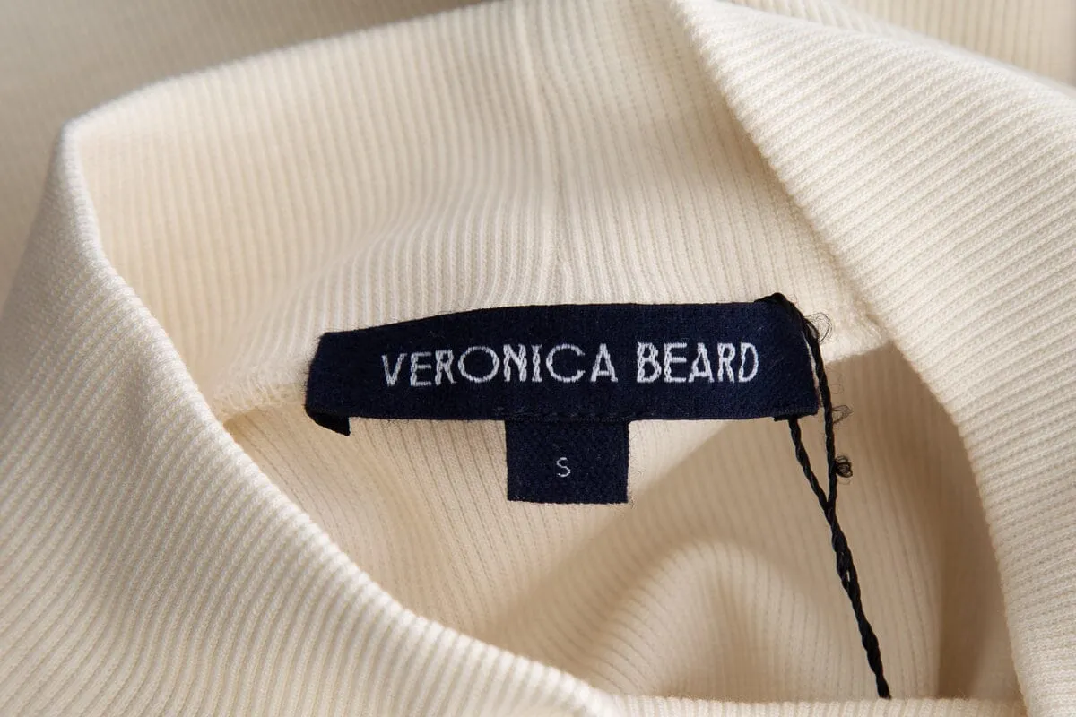 Veronica Beard Cream & Navy Dress SZ S