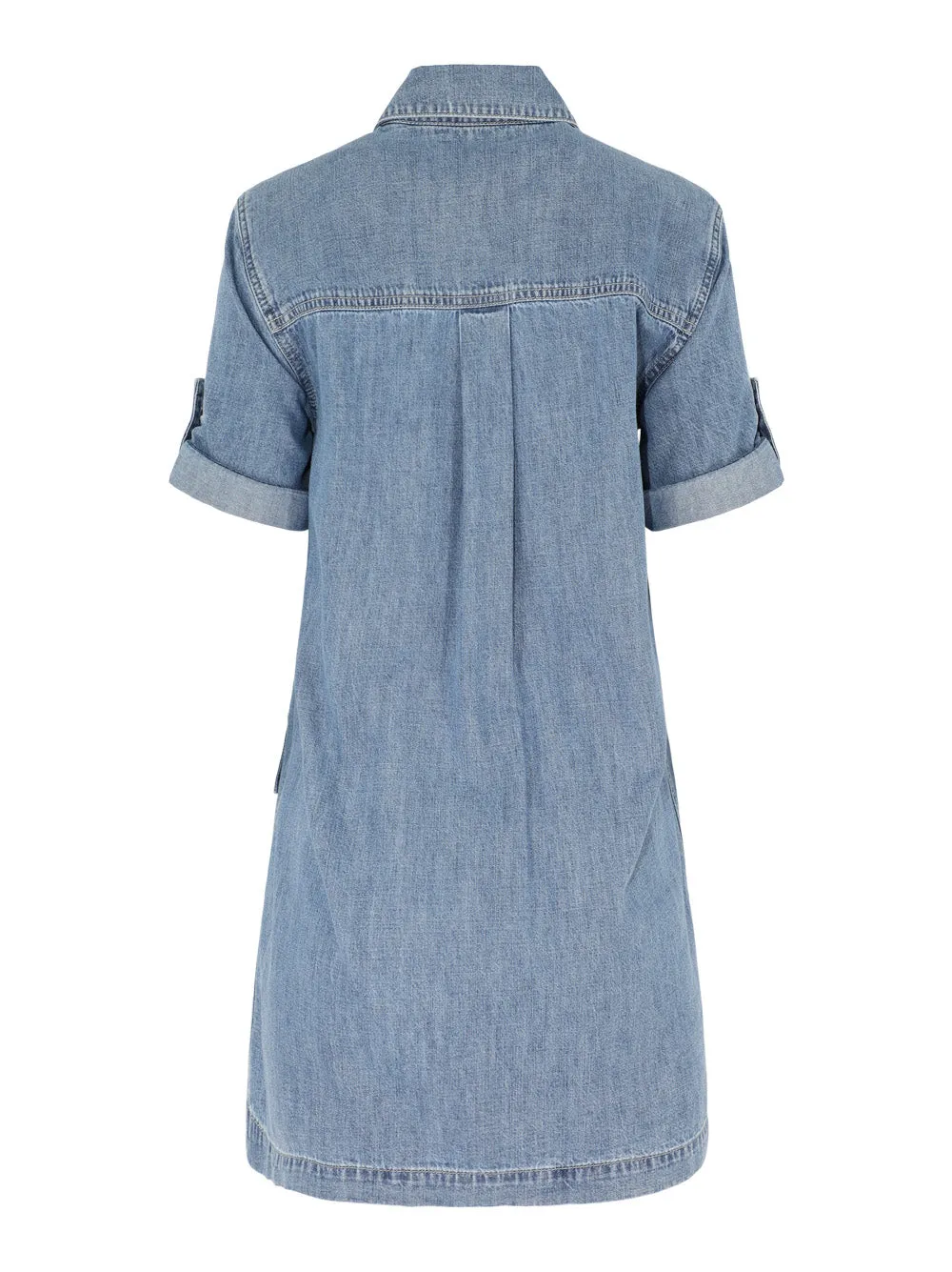 Veronica Beard Warren Mini Shirtdress in Starlight