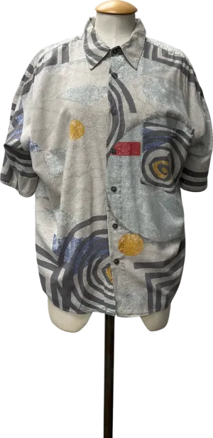 Via cortesa Grey Vintage Shirt UK XXL
