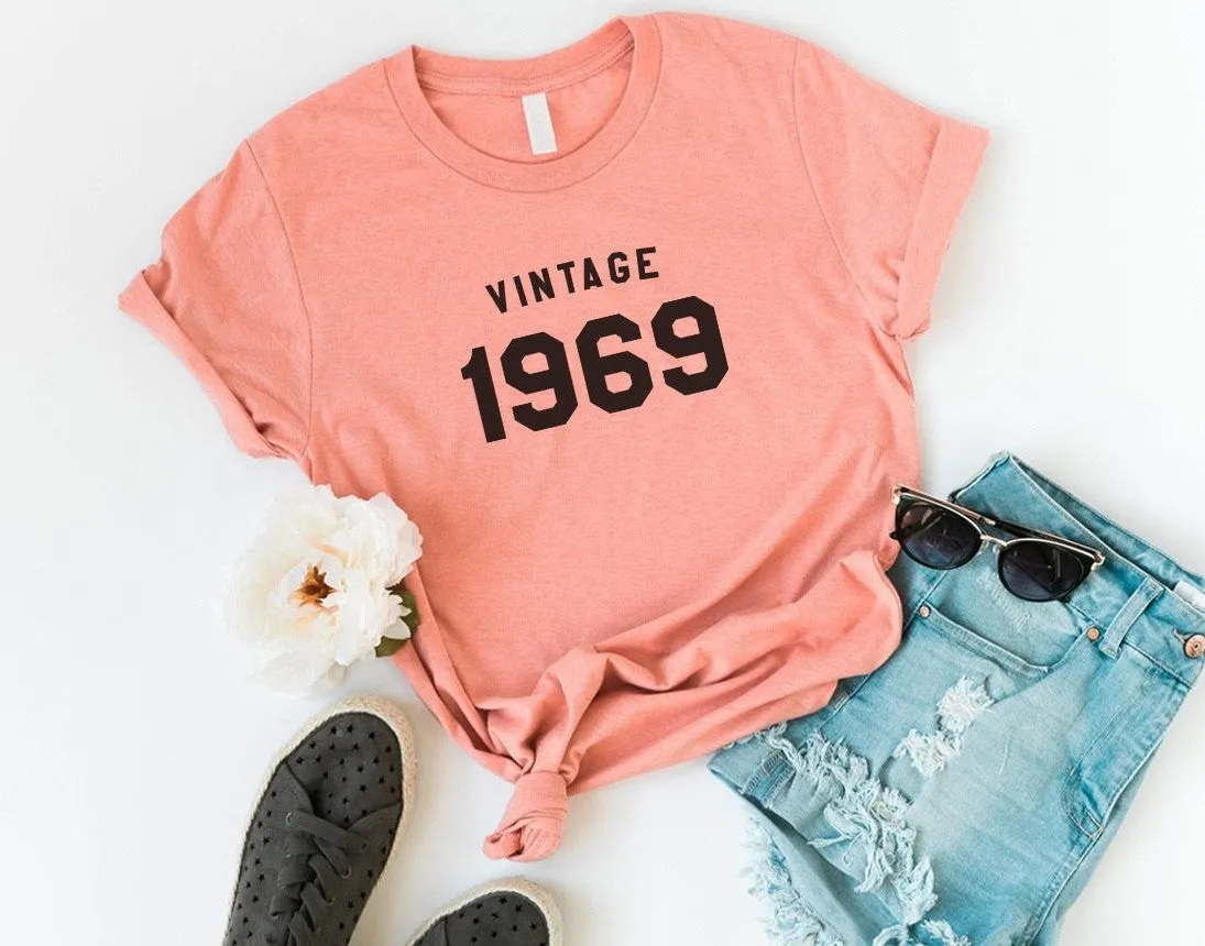 Vintage 1969 Birthday T-Shirt | 55th Birthday Party T-Shirt