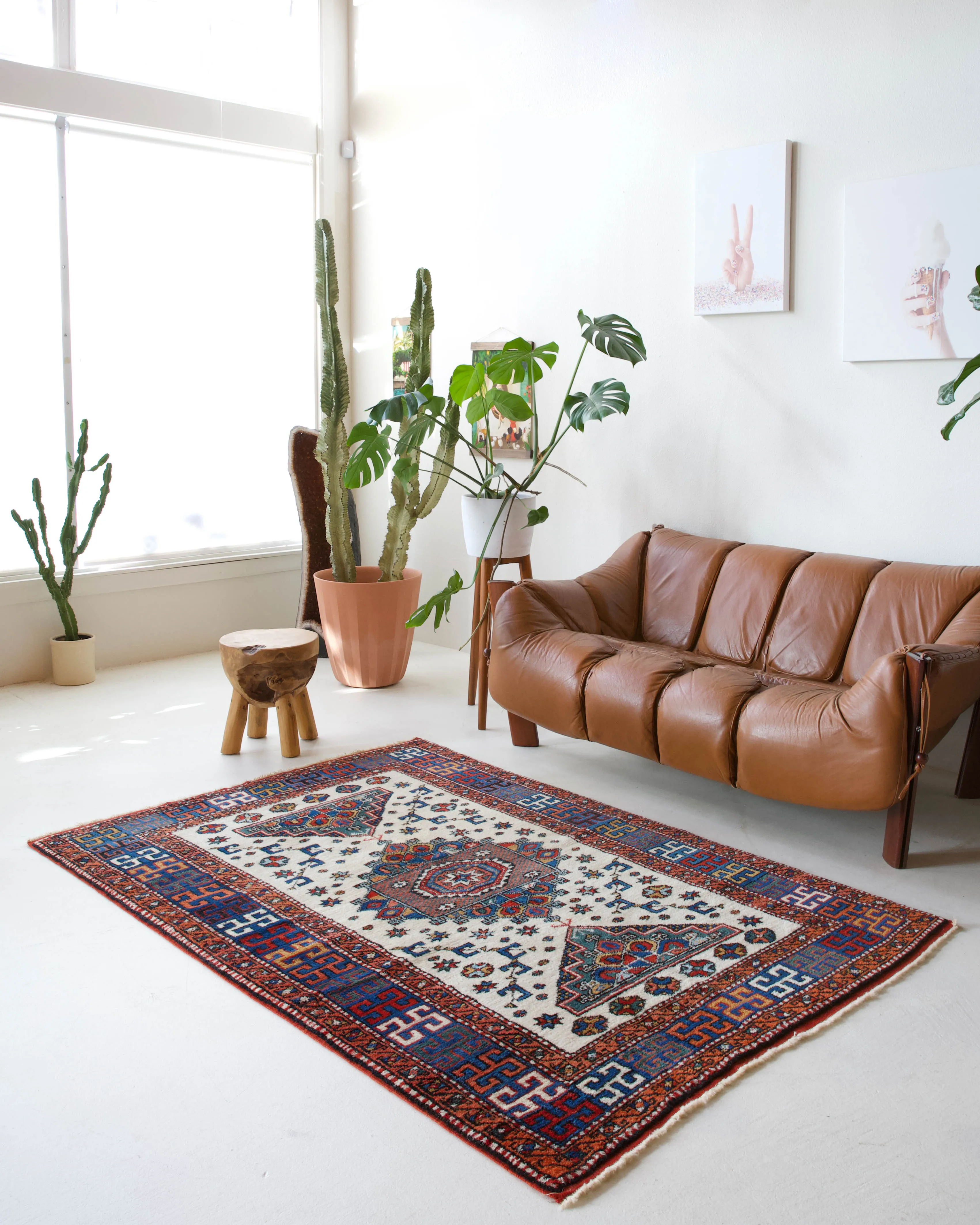 Vintage Canakkale Rug 4'8"x6'11"