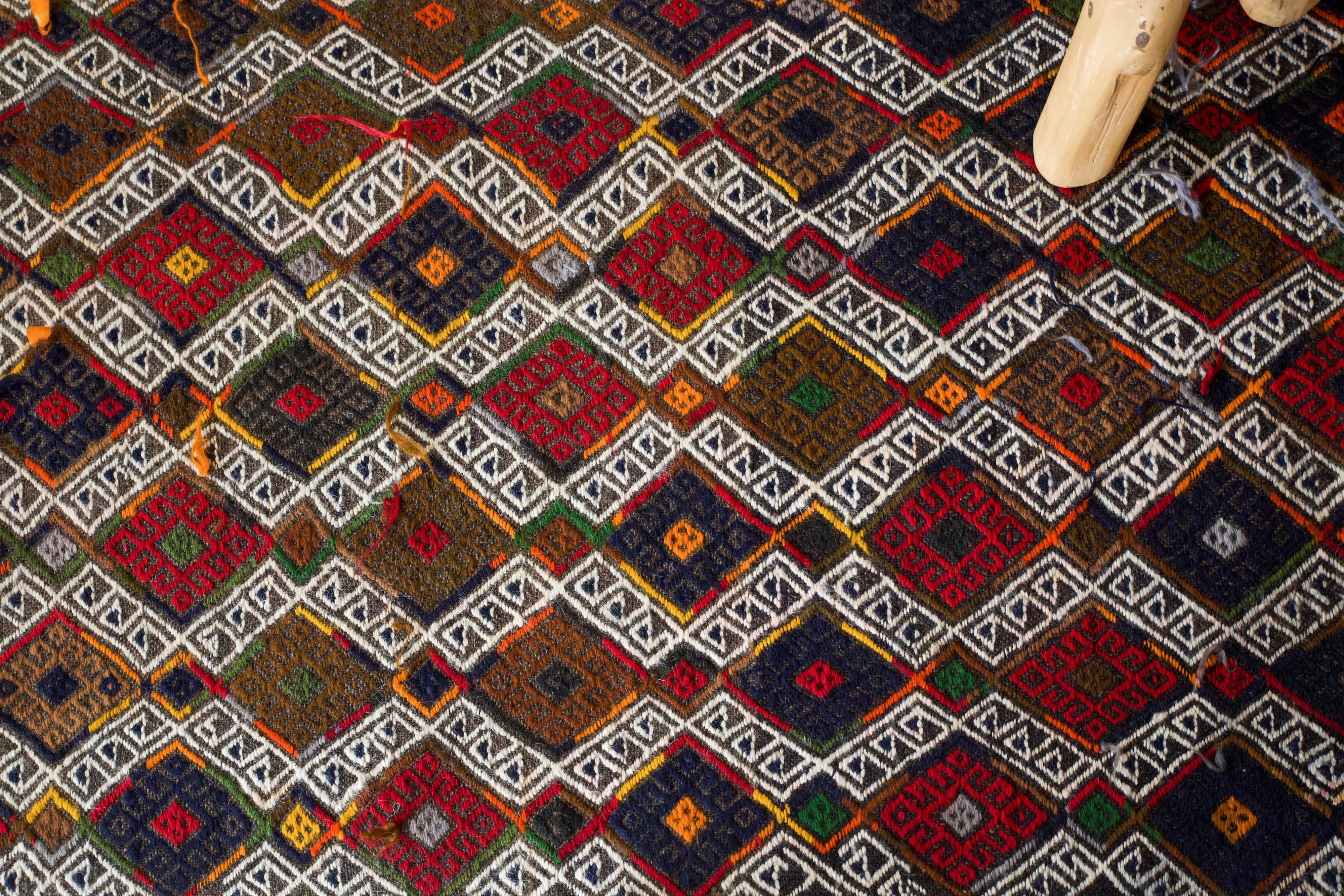 Vintage central Anatolian Karakecili kilim runner 3'x9'