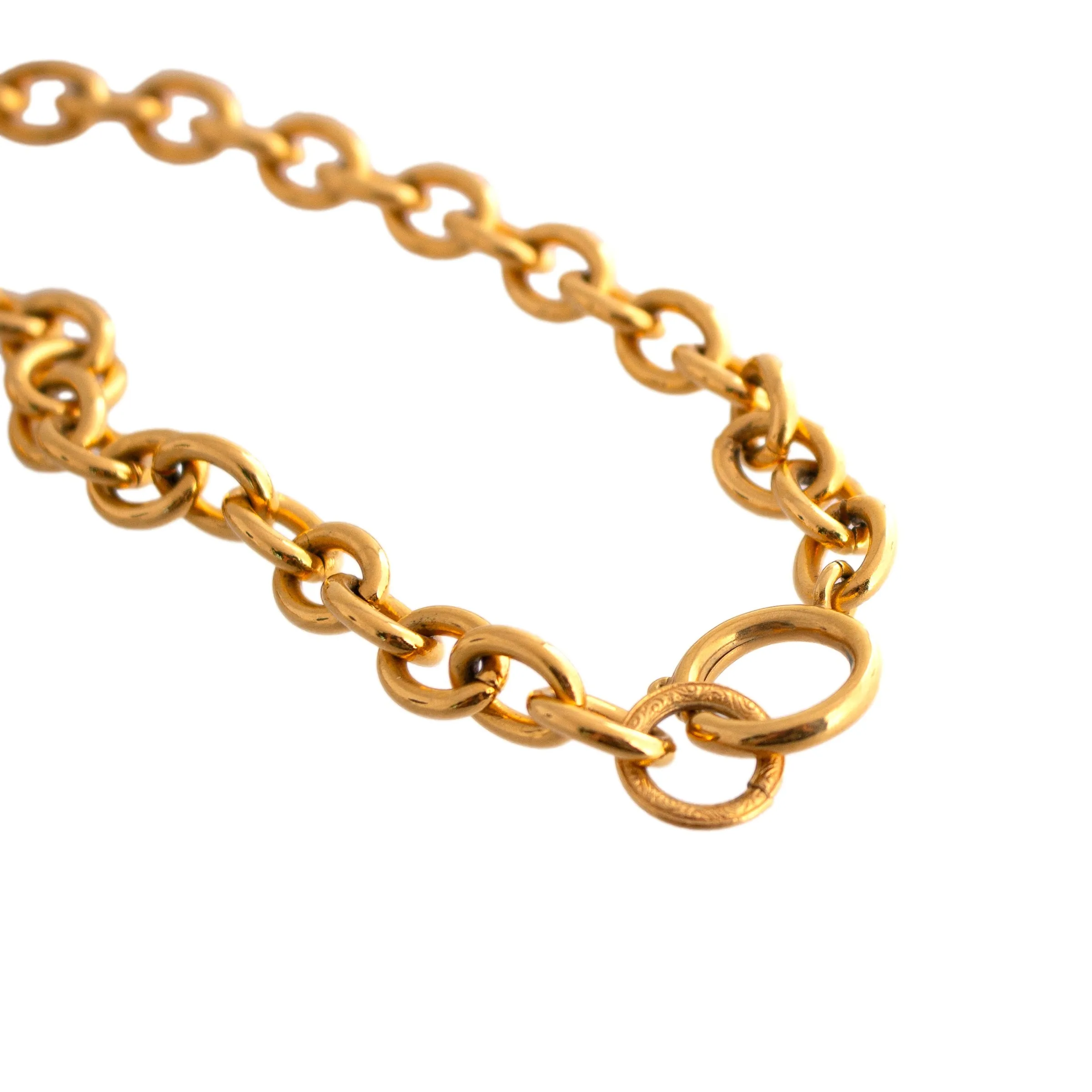 Vintage Chanel Disc Necklace