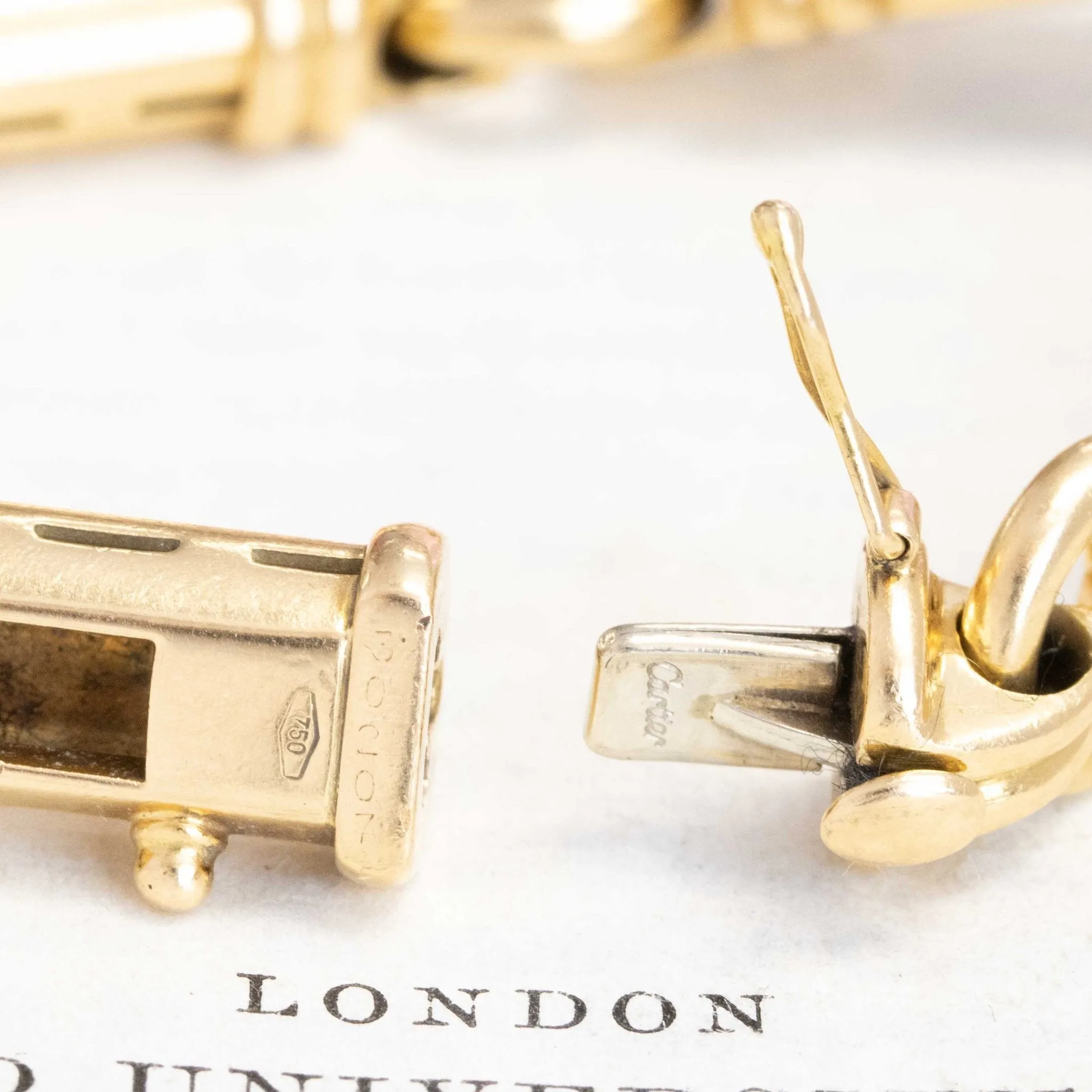 Vintage Cylinder Link Bracelet, by Cartier