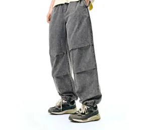 Vintage Distressed Tapered Cargo Pants