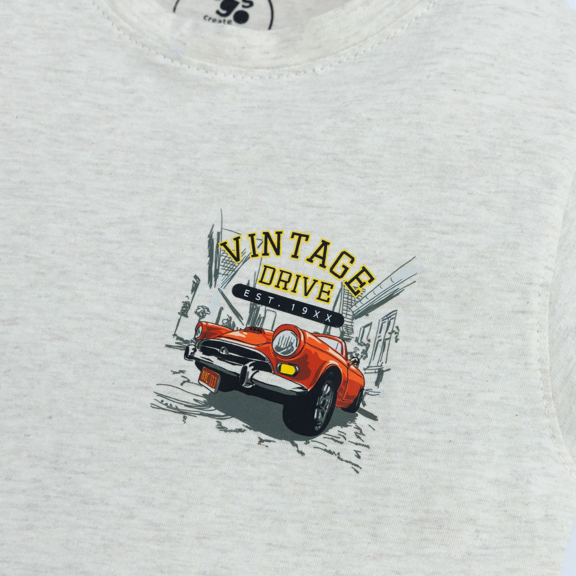 Vintage Drive Graphic T-Shirt