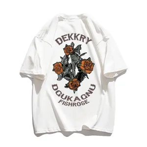 Vintage Flower Graphic T-Shirt