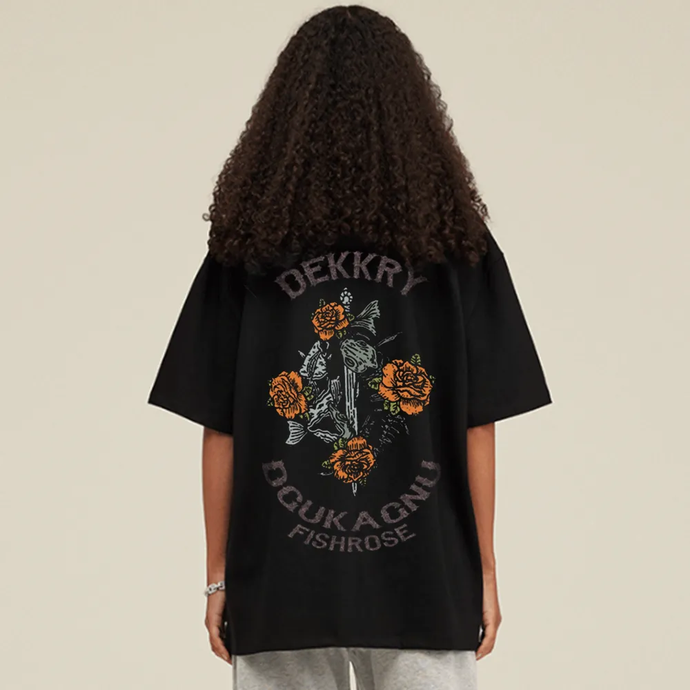 Vintage Flower Graphic T-Shirt