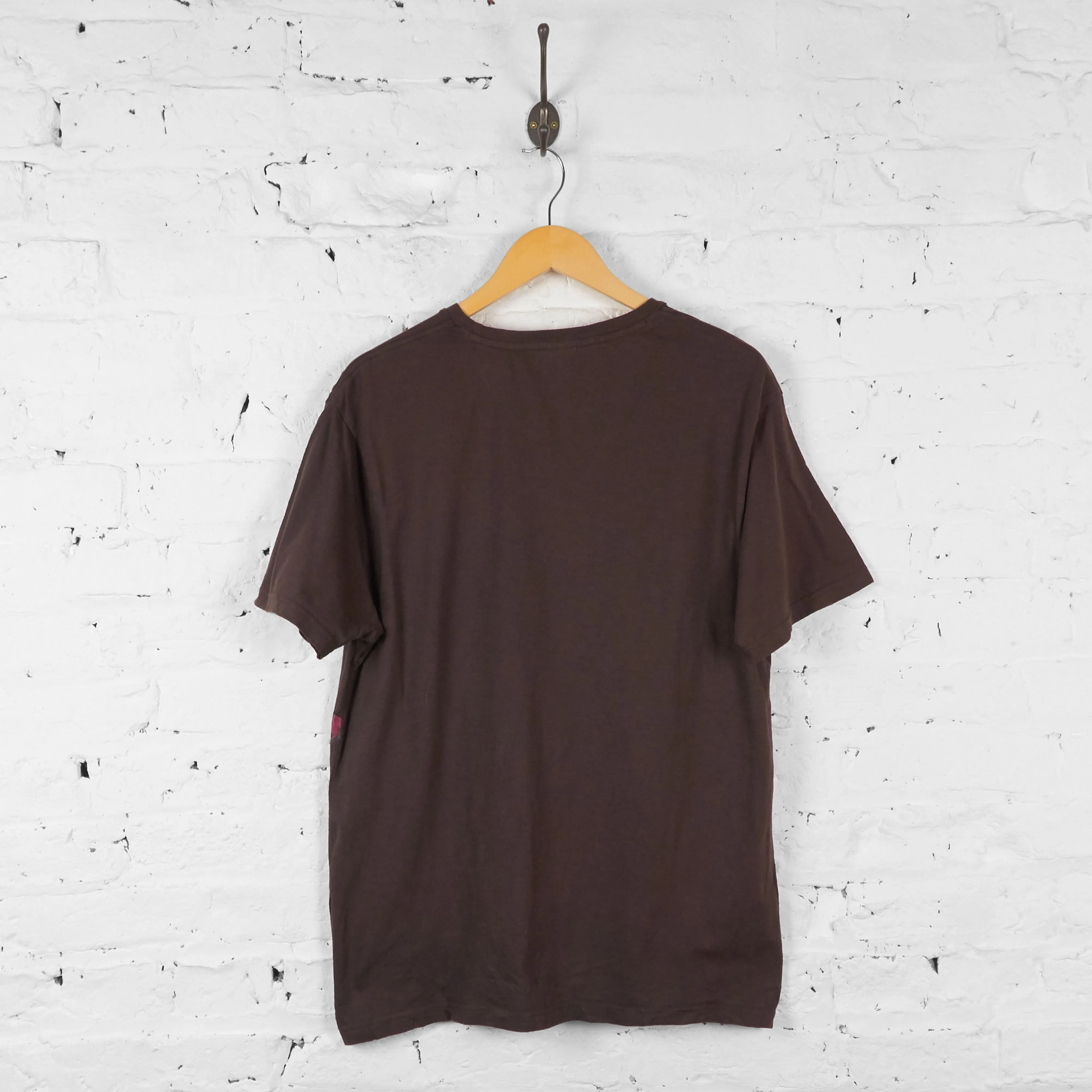Vintage Grumpy Snow White Character T-shirt - Brown - XL