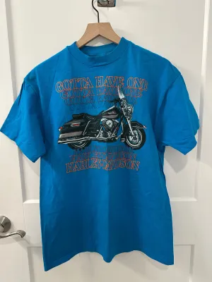 Vintage Harley Davidson Road Runner Roswell New Mexico Tee - Size L