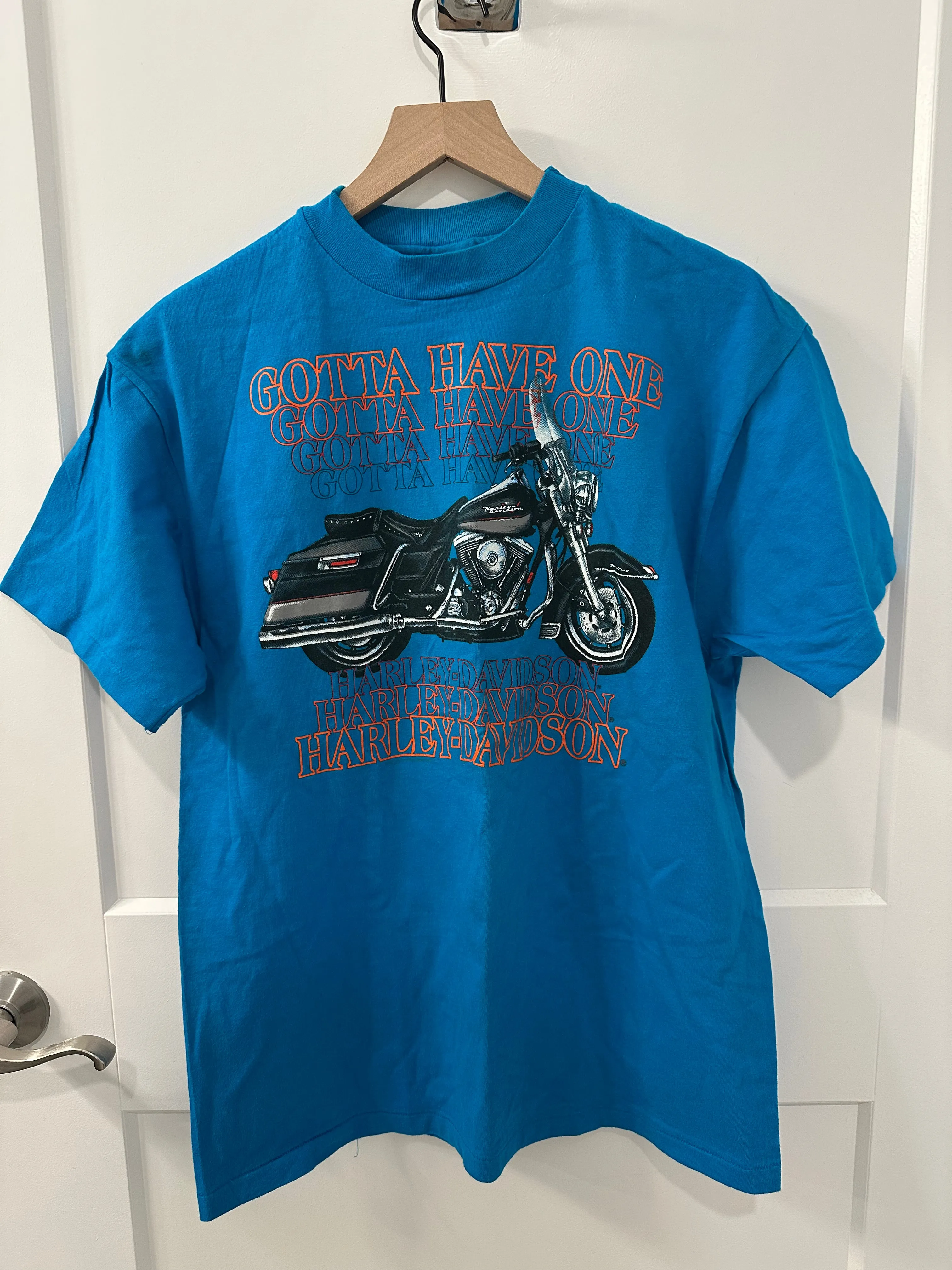Vintage Harley Davidson Road Runner Roswell New Mexico Tee - Size L