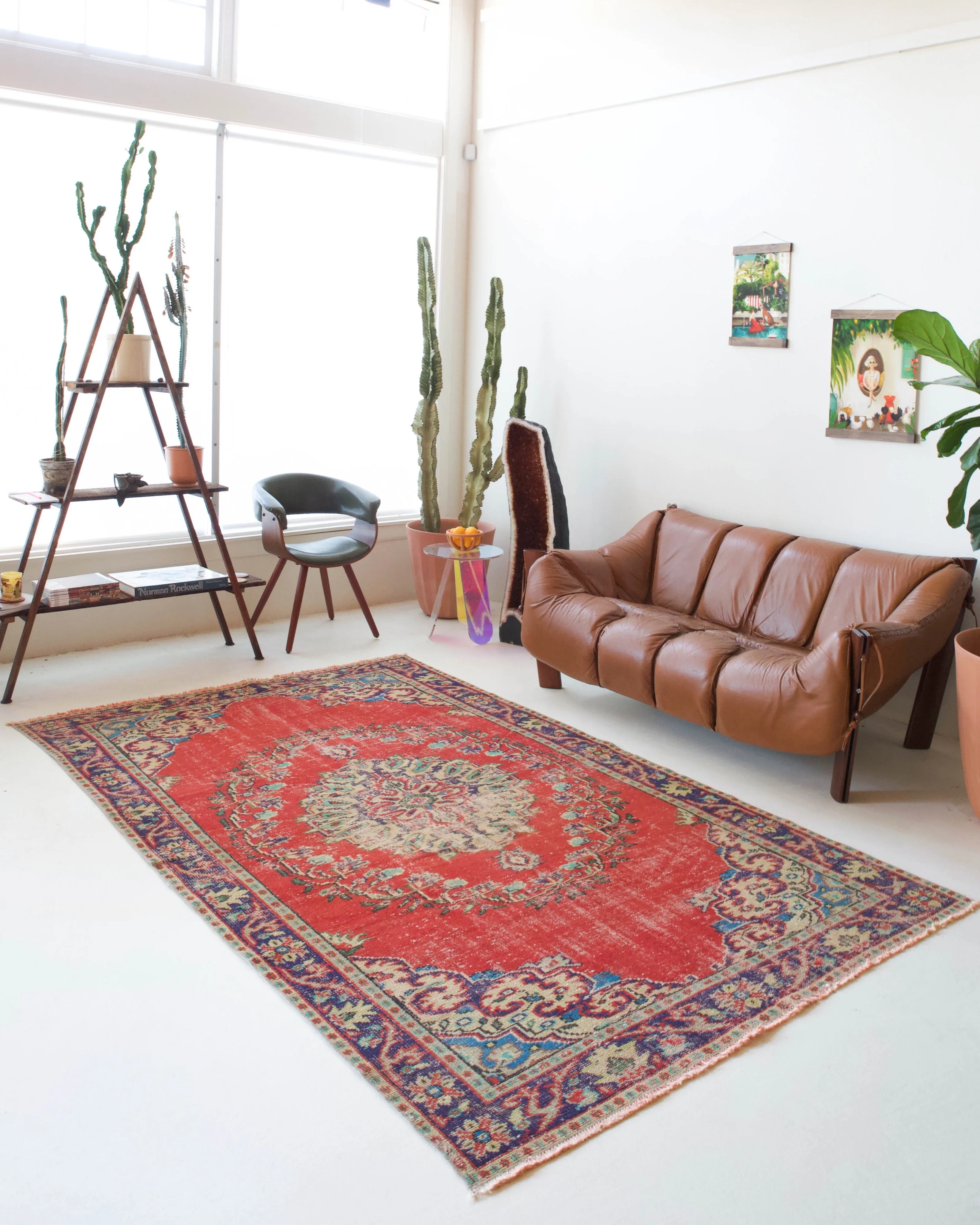 Vintage Isparta Rug 5'10"x9'5"