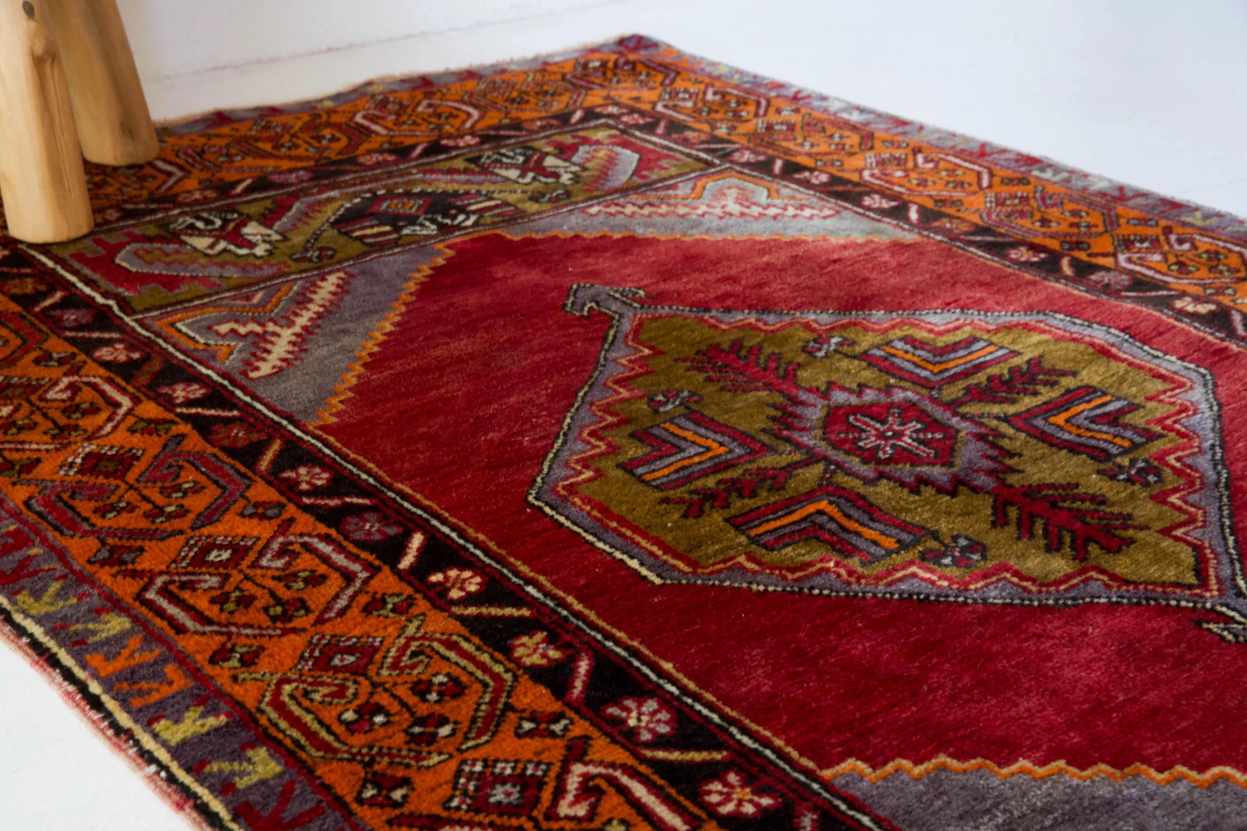 Vintage Kayseri Yahyali Rug 3'9"x6'