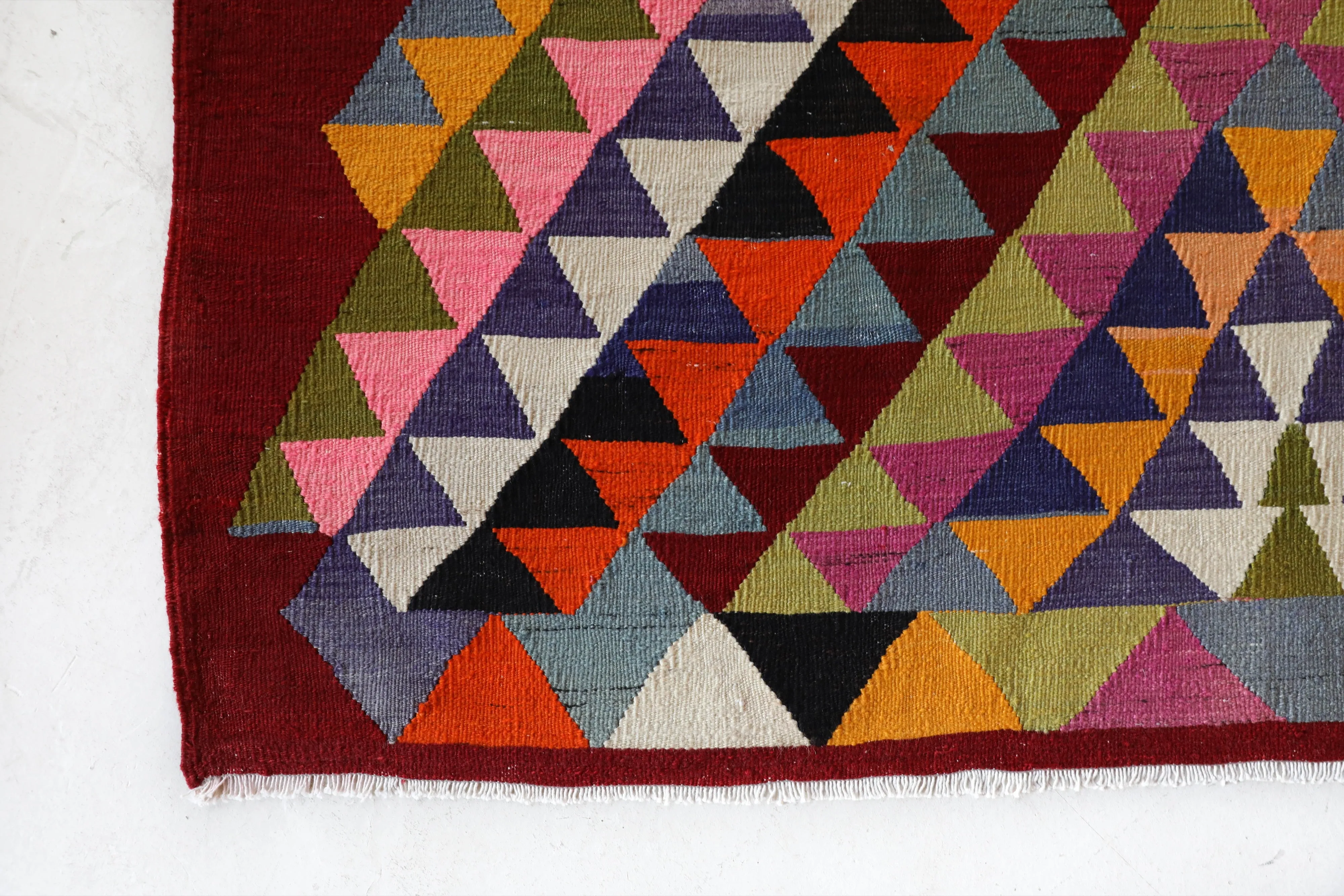 Vintage Milas Bencik Kilim Rug 5'6"x8'6"