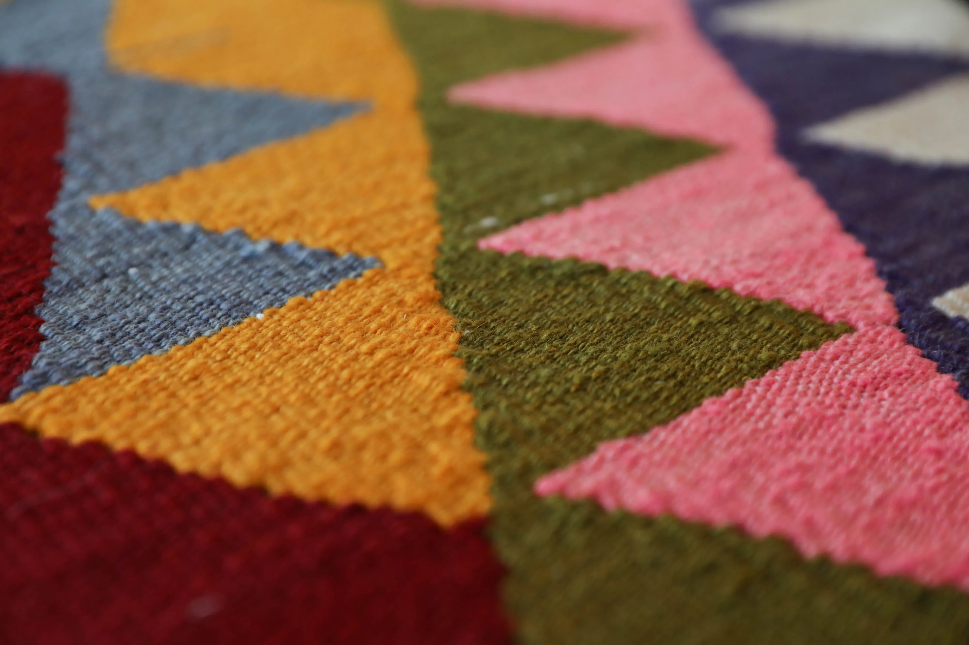 Vintage Milas Bencik Kilim Rug 5'6"x8'6"
