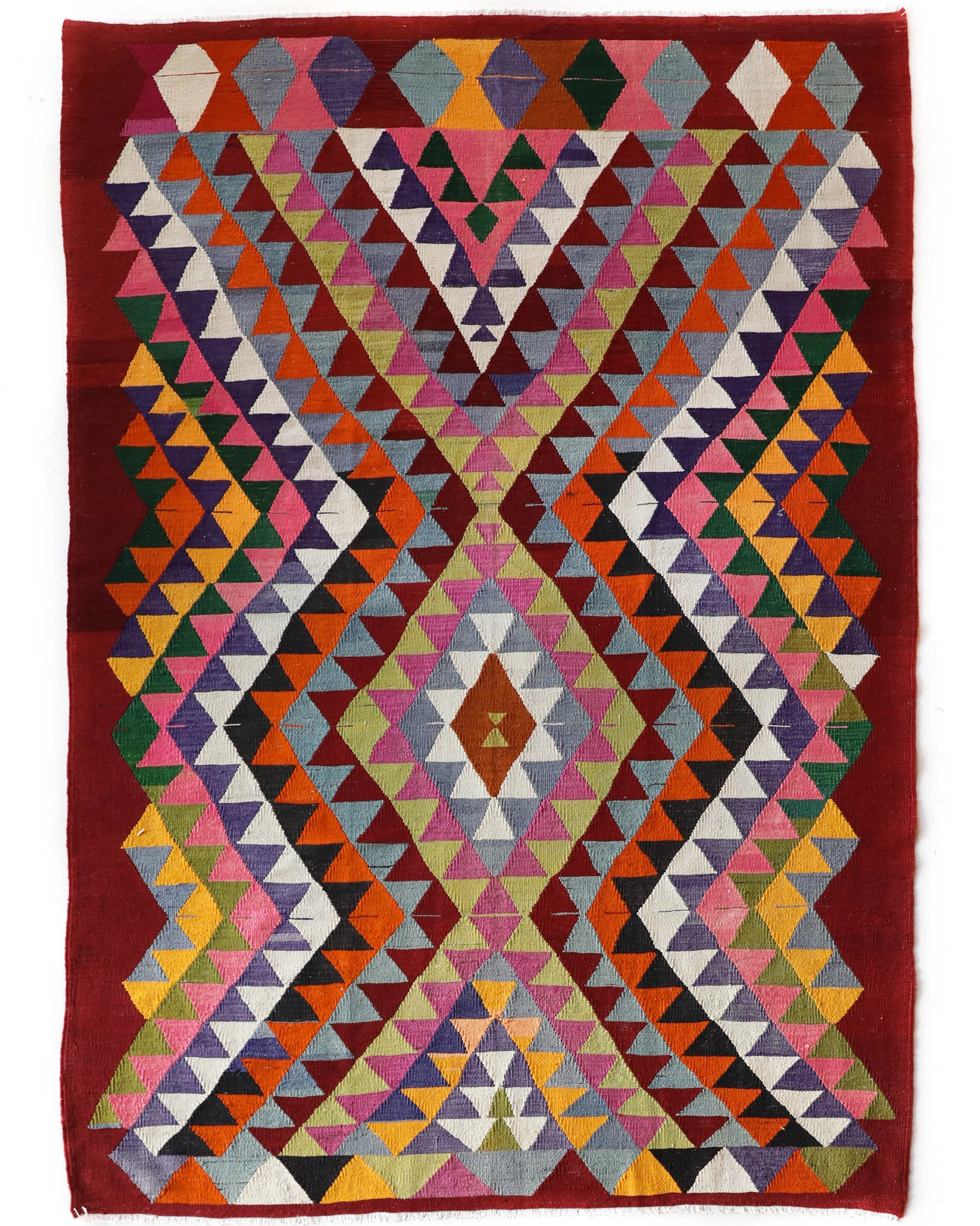 Vintage Milas Bencik Kilim Rug 5'6"x8'6"