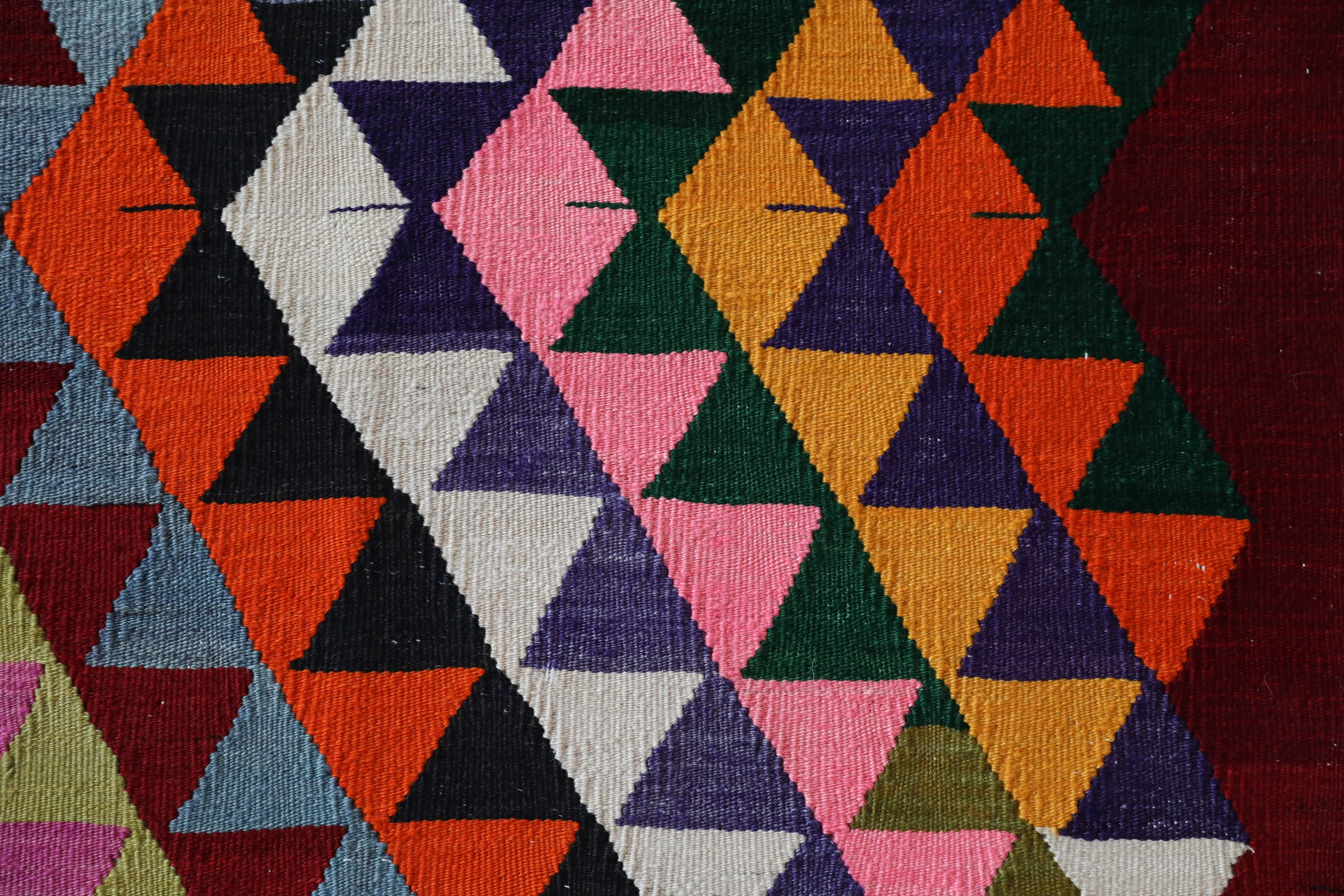 Vintage Milas Bencik Kilim Rug 5'6"x8'6"
