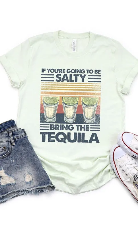 Vintage Salty Tequila Graphic Tee