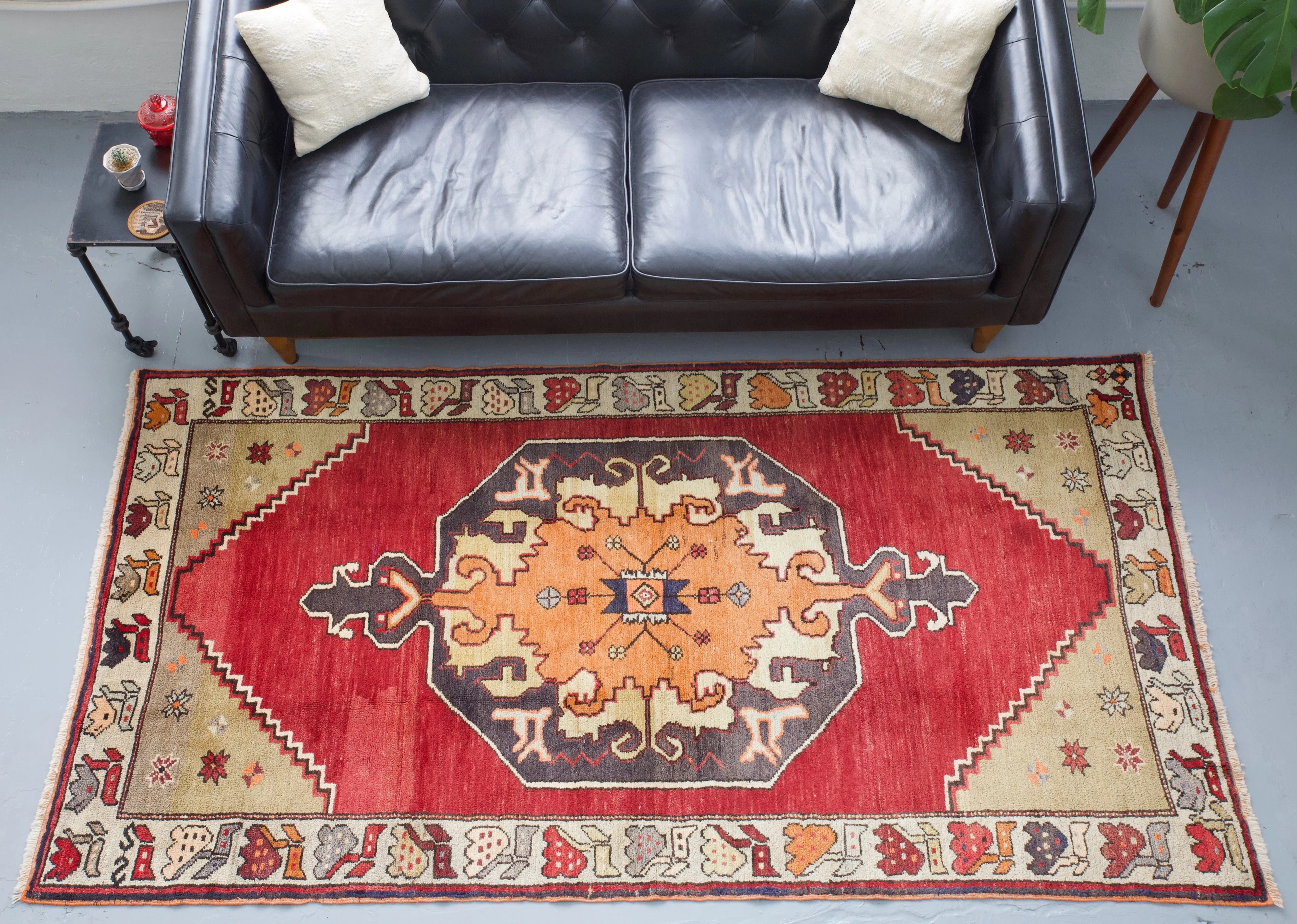 Vintage Turkish Kars Rug