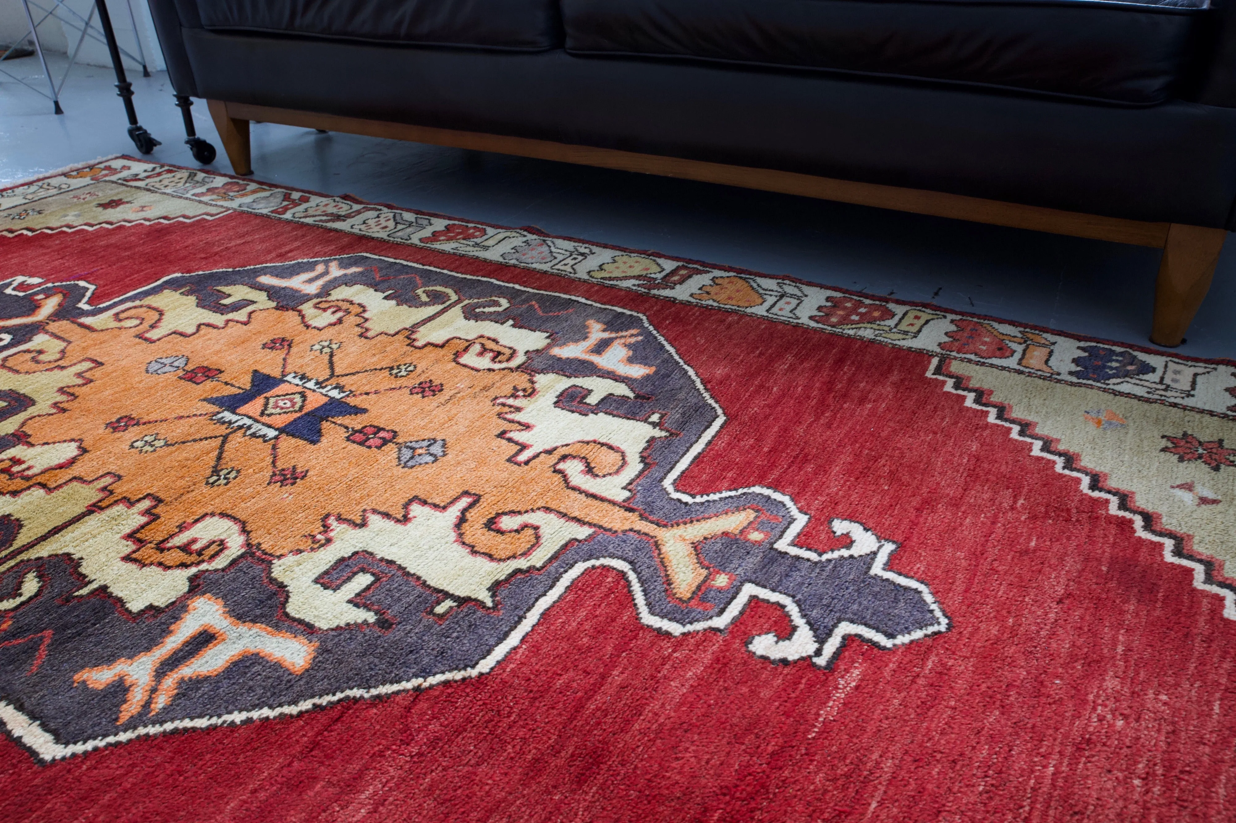 Vintage Turkish Kars Rug