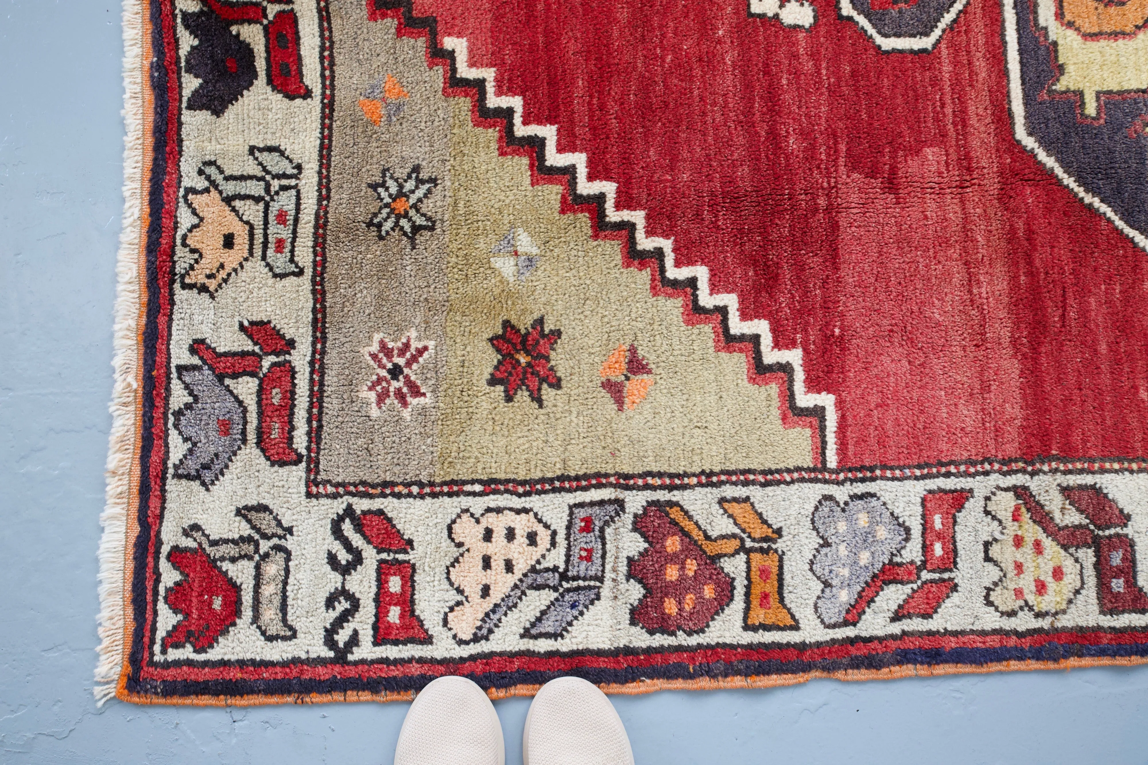 Vintage Turkish Kars Rug
