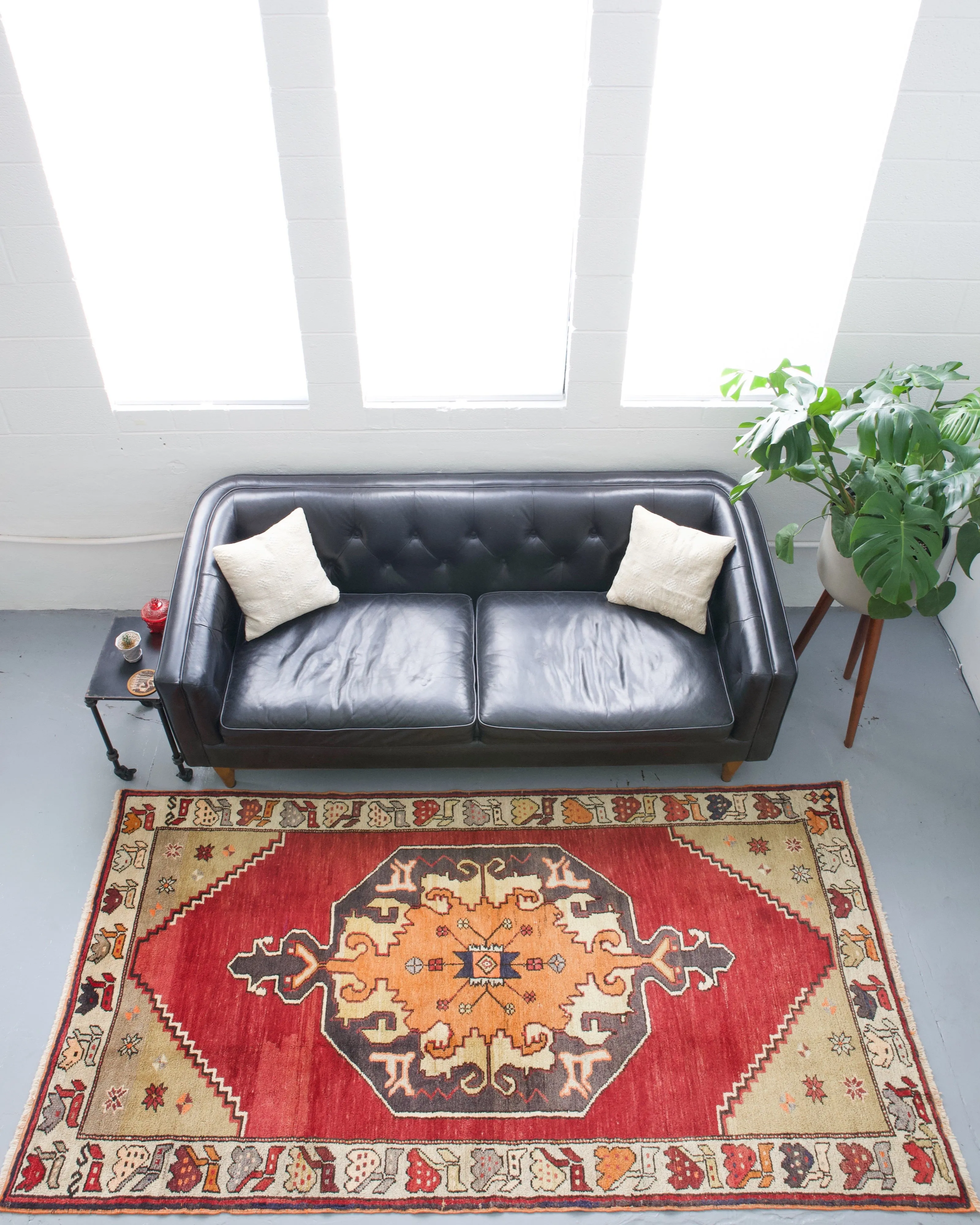 Vintage Turkish Kars Rug