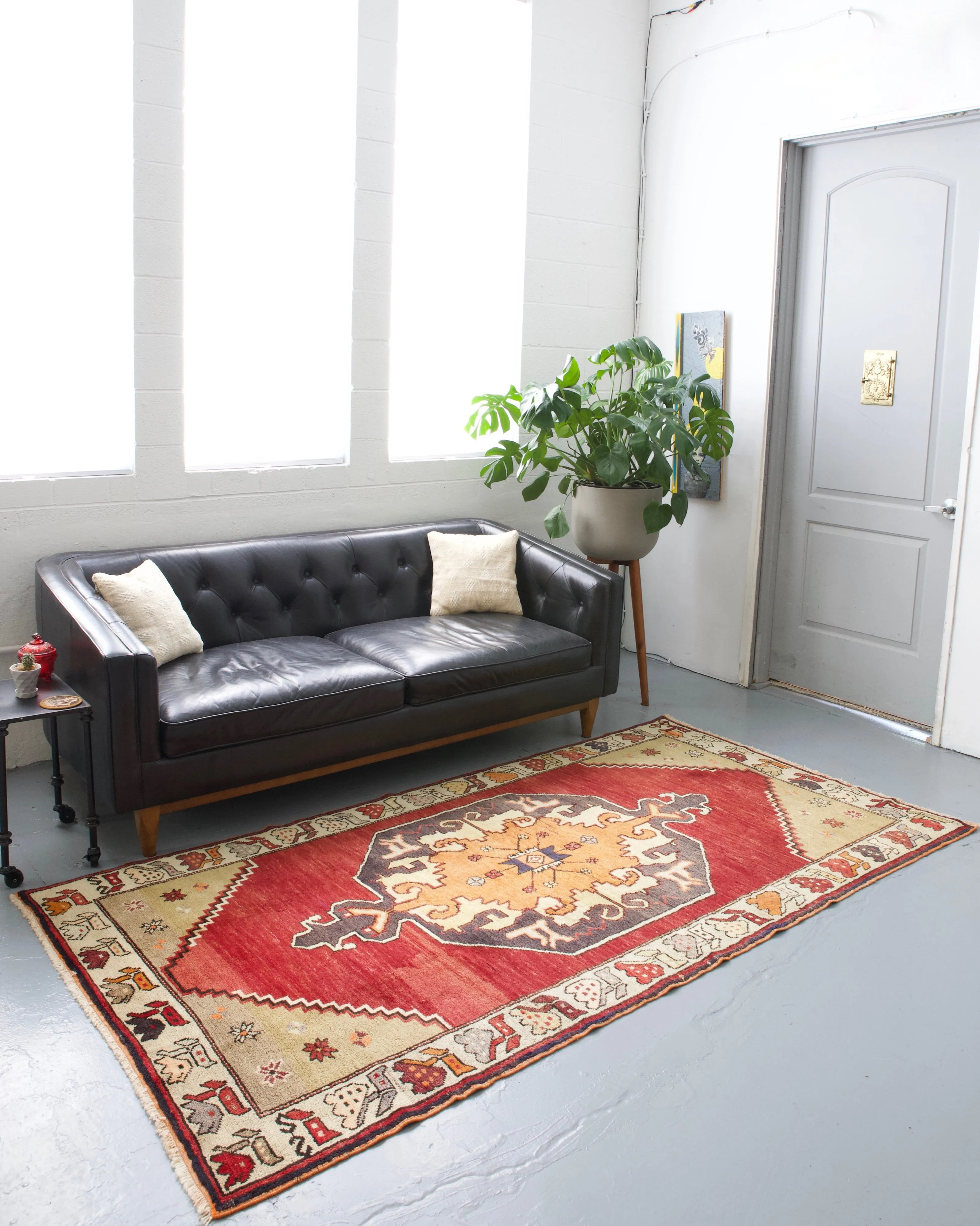 Vintage Turkish Kars Rug