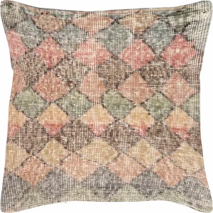 Vintage Turkish Mid-Century-Modern Pillow - 20" x 20"