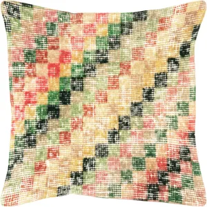 Vintage Turkish Mid-Century-Modern Pillow - 23" x 23"
