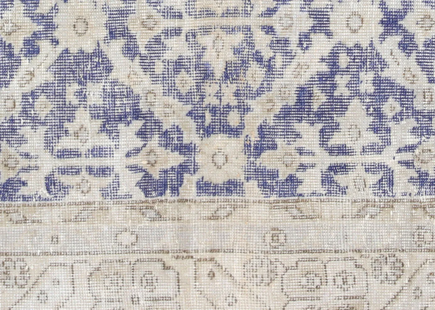 Vintage Turkish Oushak Rug - 5'3" x 7'11"