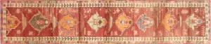 Vintage Turkish Oushak Runner - 2'10" x 13'6"