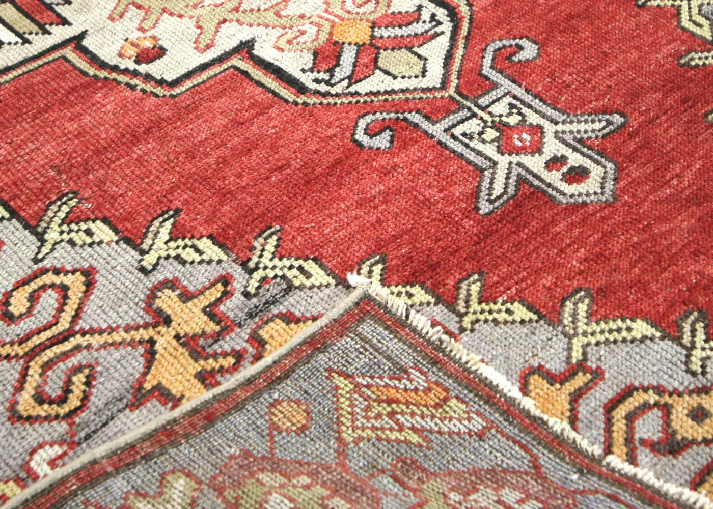 Vintage Turkish Oushak Runner - 3'1" x 9'7"