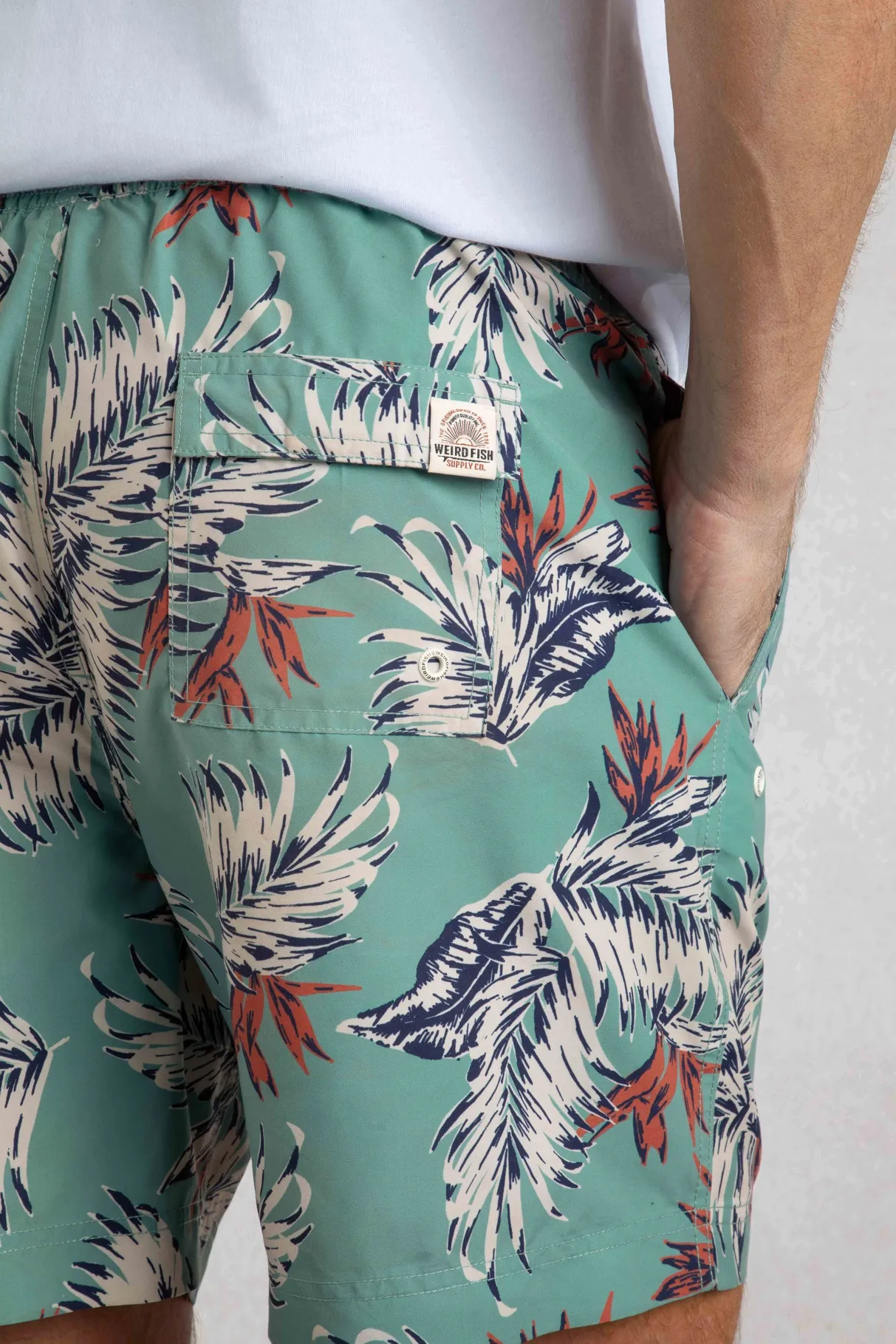 Weird Fish 202717 Belukha Printed Swim Shorts