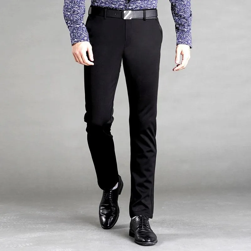 West Louis™ Slim Elastic Soft Dress Pants