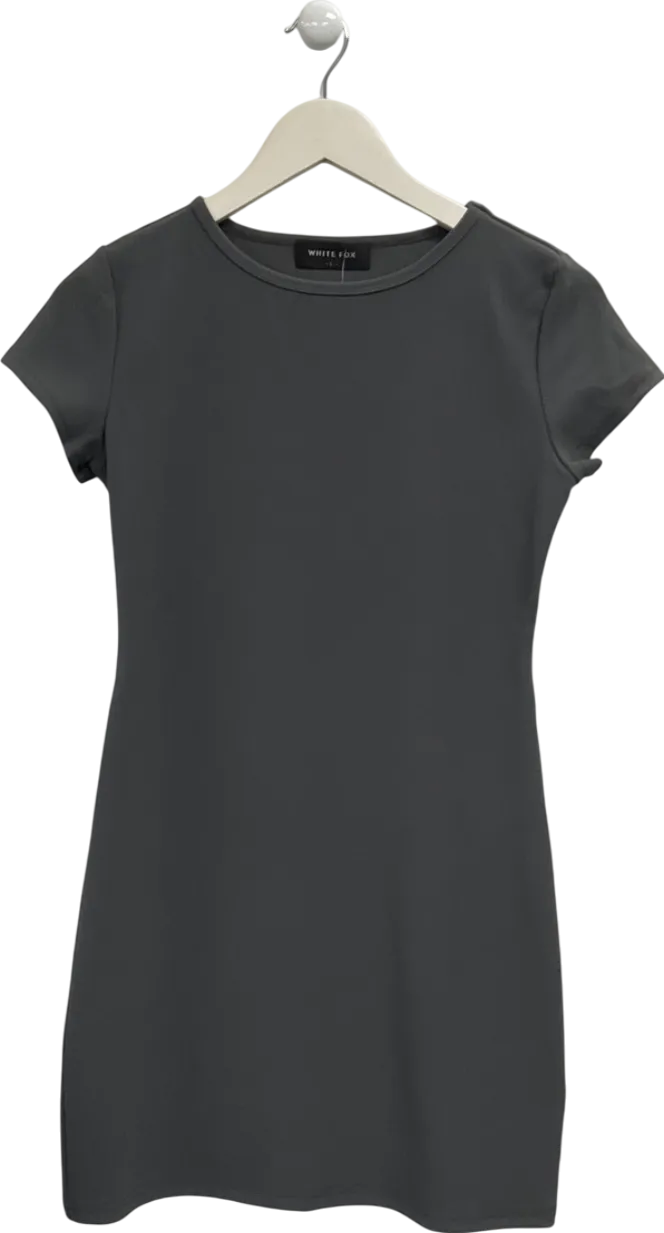 White Fox Grey Don’t Fall Apart Mini Dress UK L