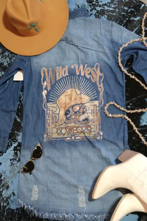 Wild West Cowboys Denim Dress