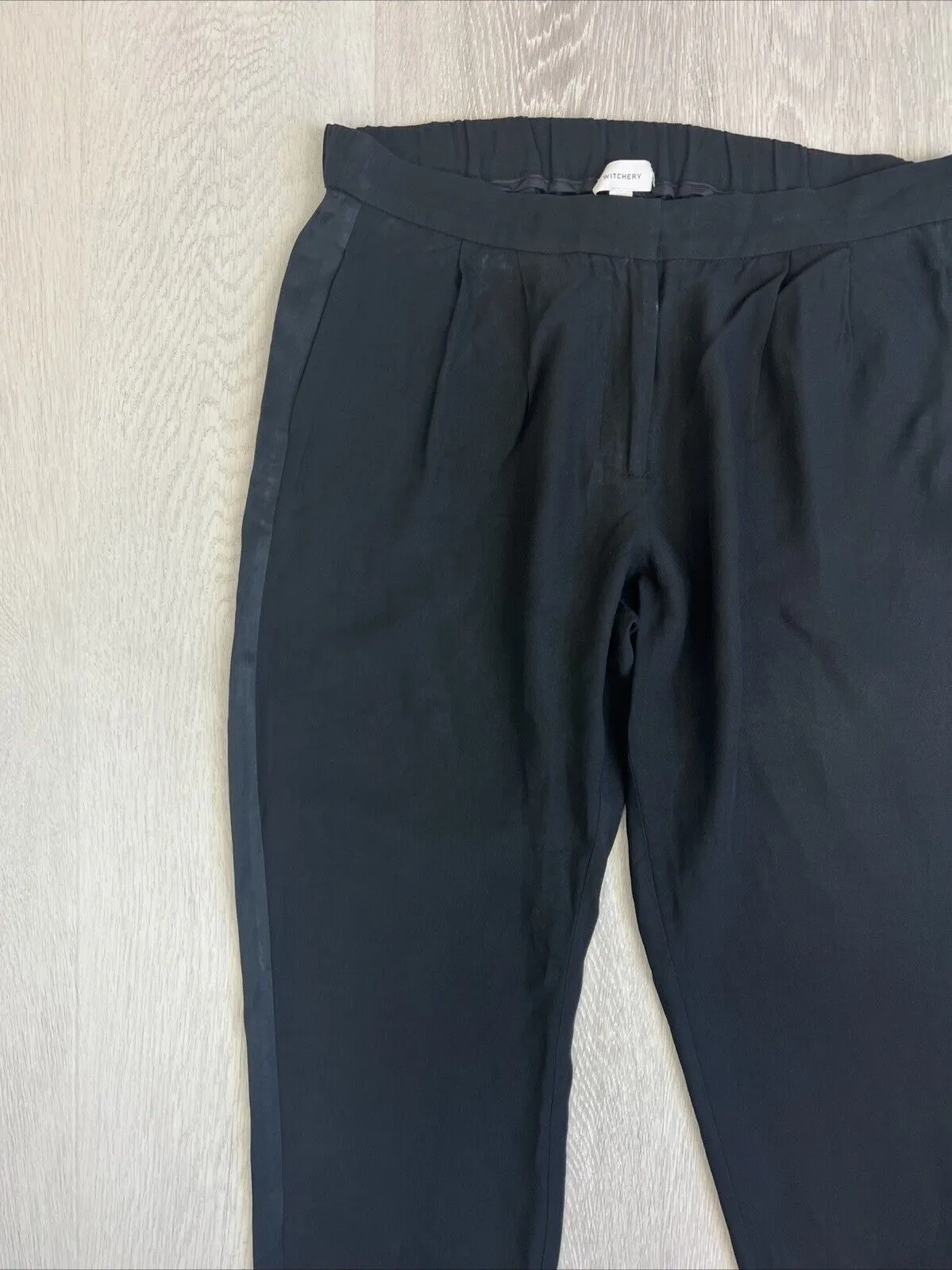 Witchery Womens Black Tapered Fit Pants Size 12