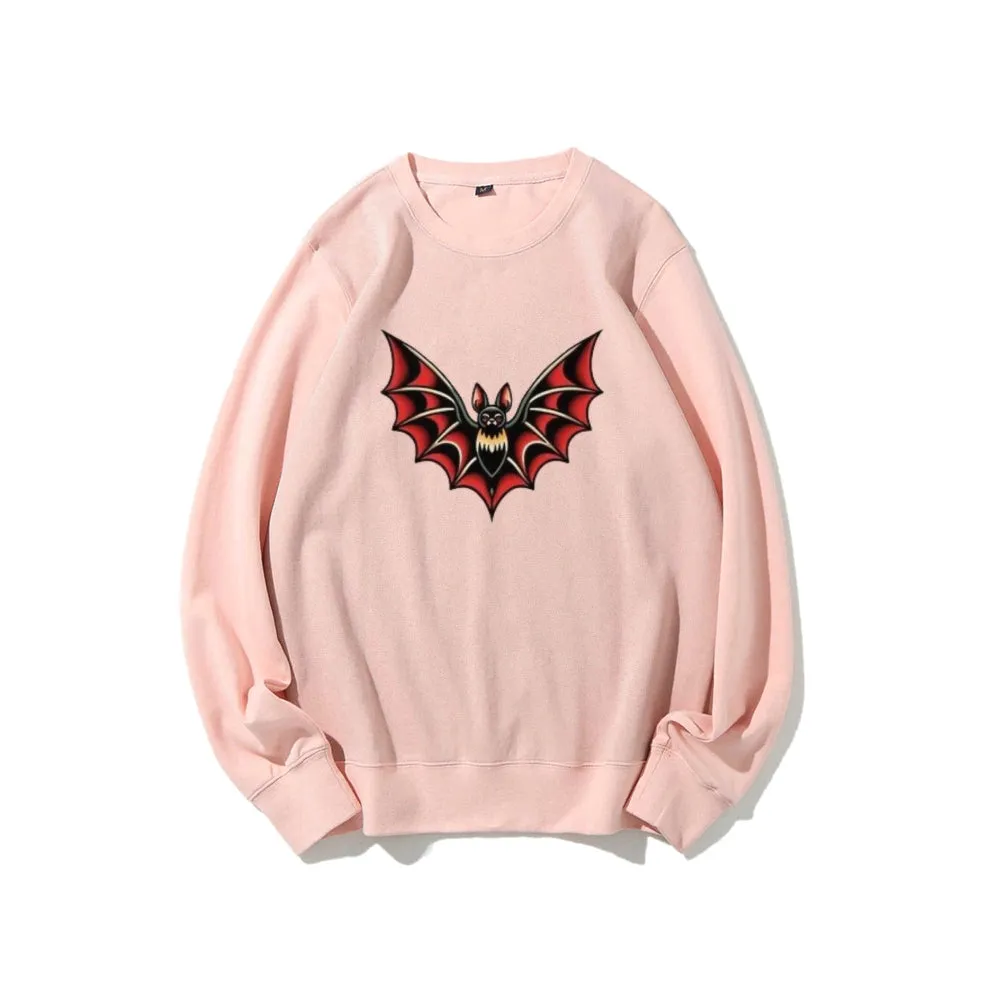 Women Bat Graphic Sweatshirts
