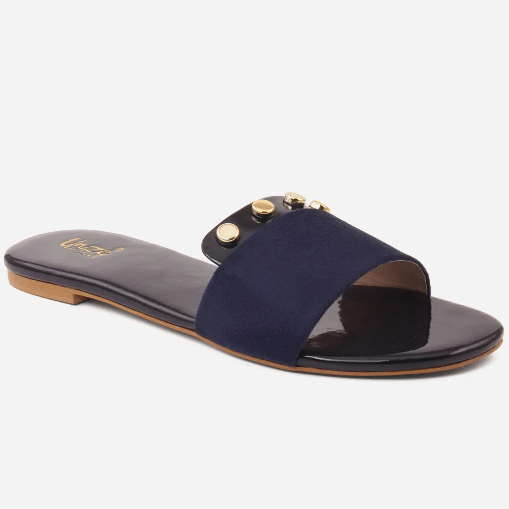 Women "ROMEY" Comfortable Flat-Heel,Wide Fit Gorgeous Slippers